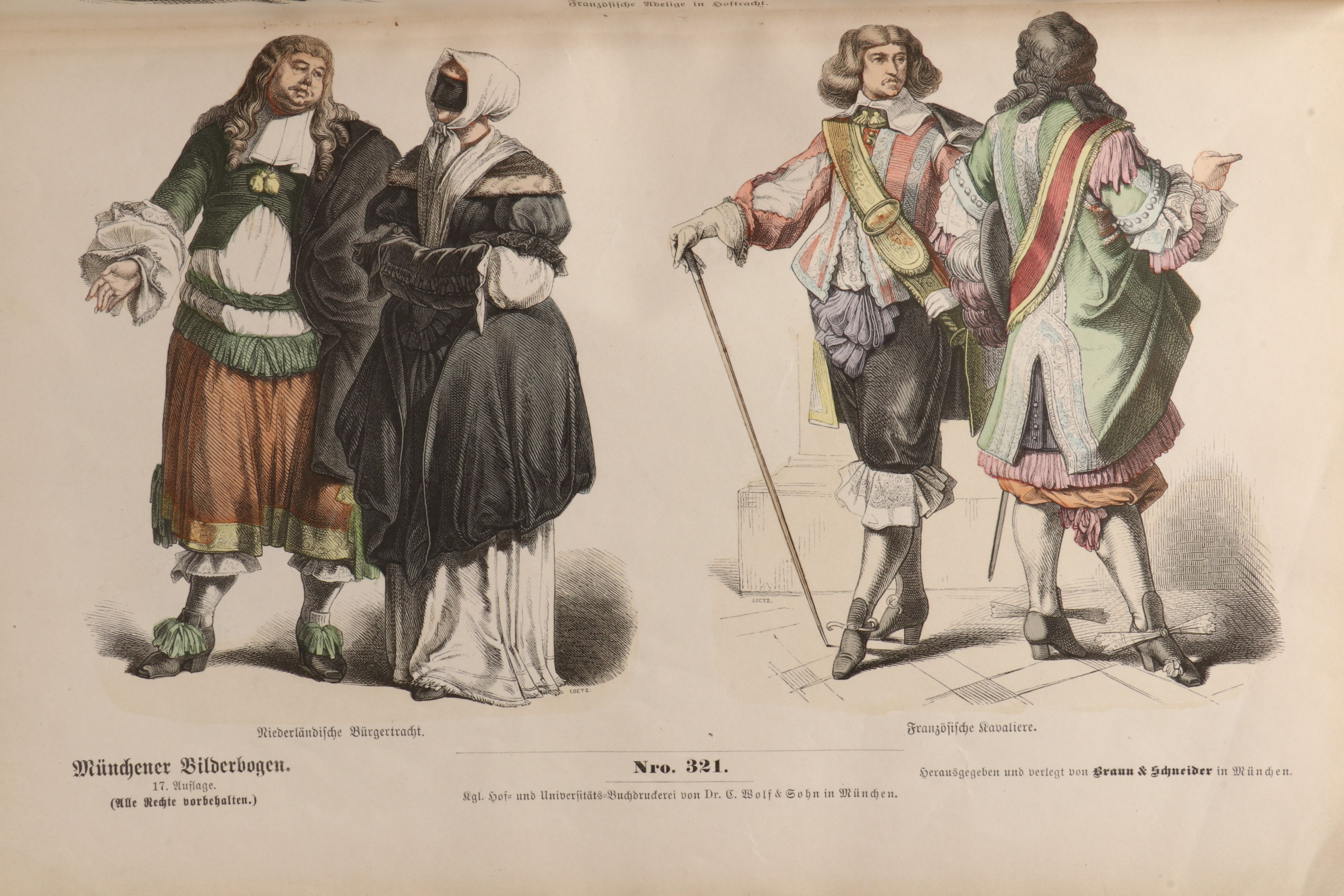 "Zur Geschichte der Kostüme" by Louis Braun et al., Late 19th Century