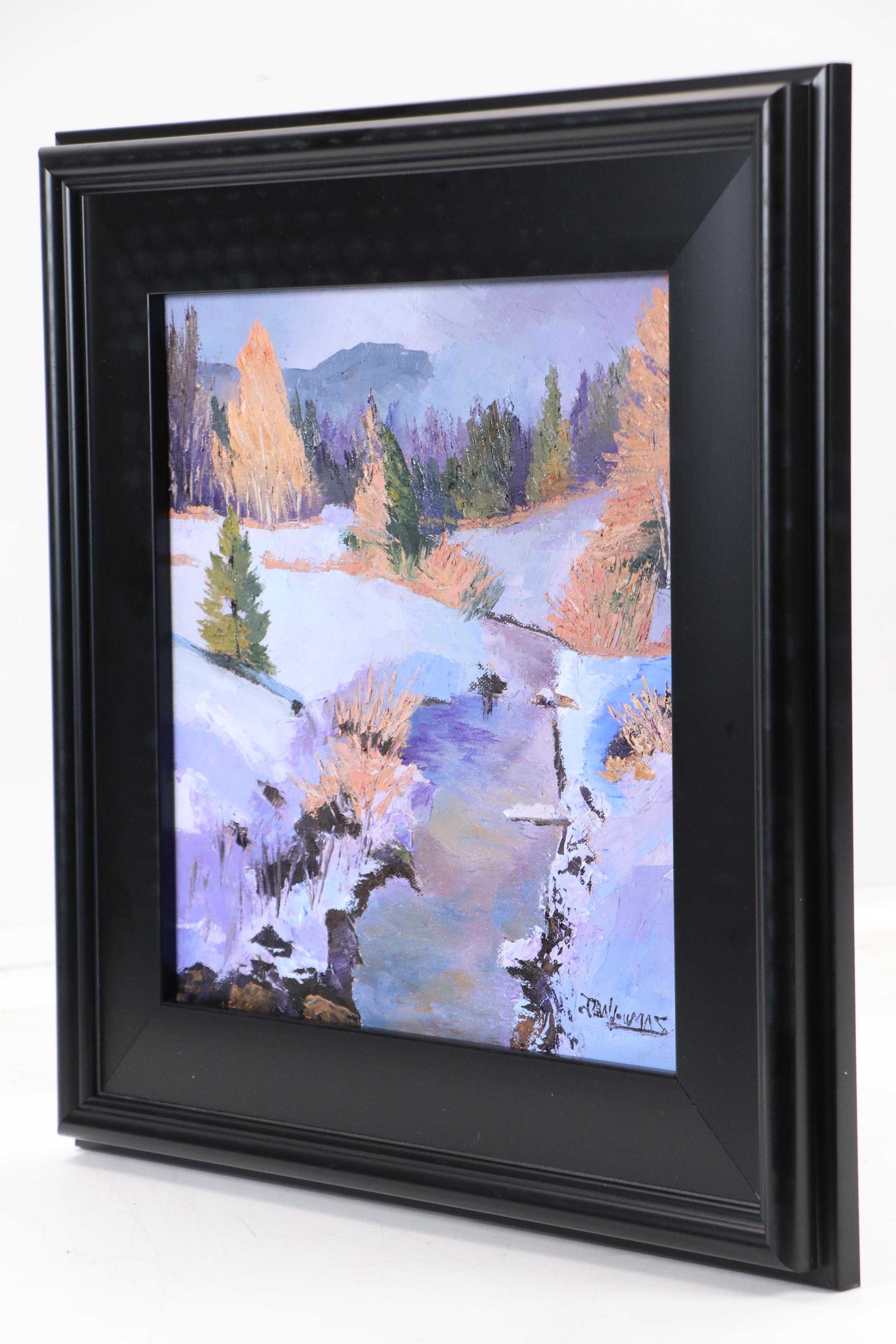 James Baldoumas Oil Painting "Winter Wonderland," 2025