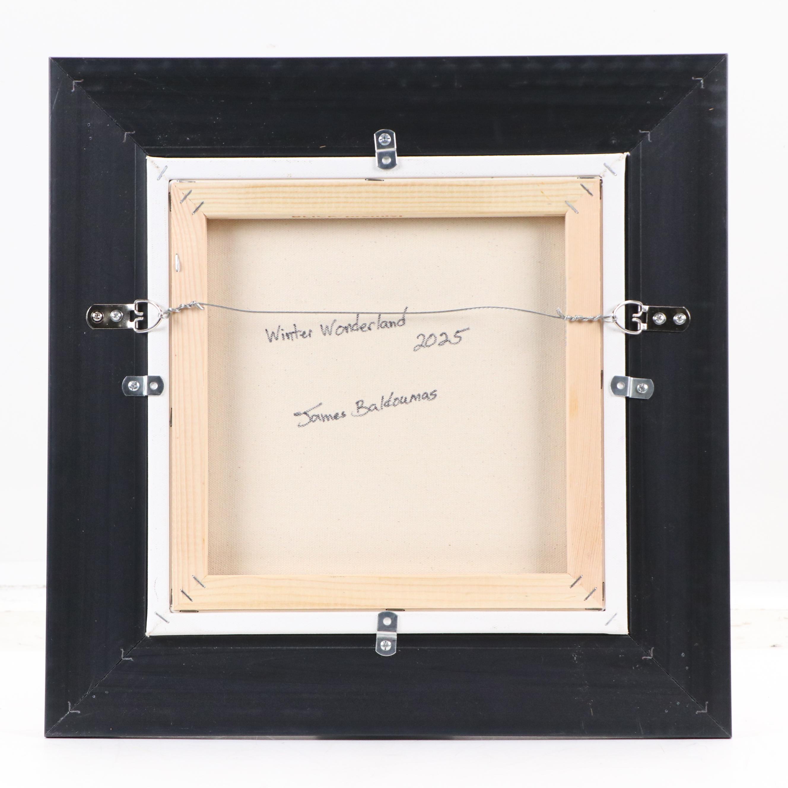 James Baldoumas Oil Painting "Winter Wonderland," 2025