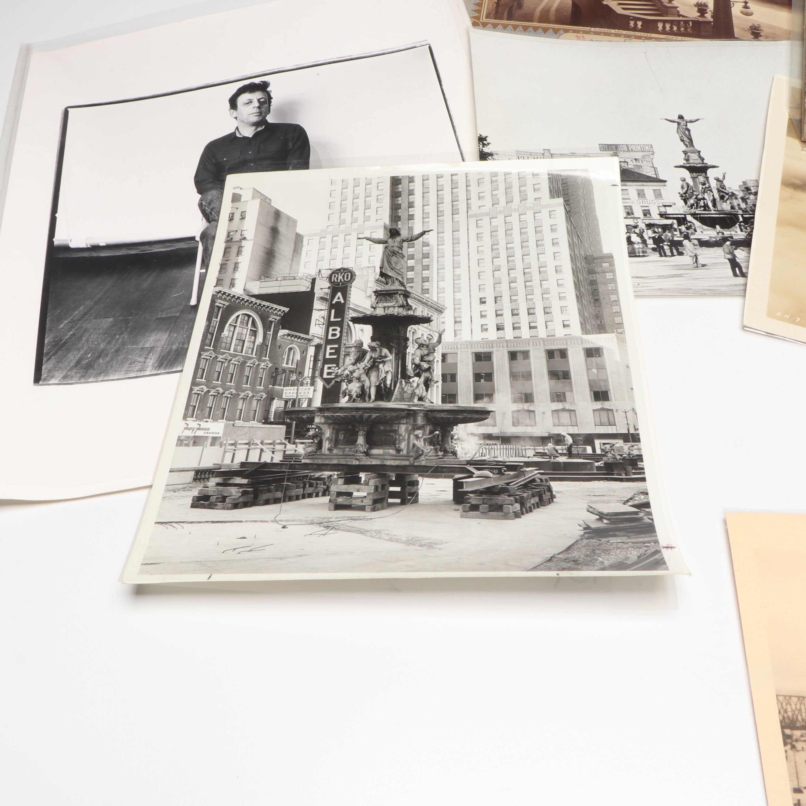 Cincinnati Fountain Square Photographs with Landscapes and Other Portrait