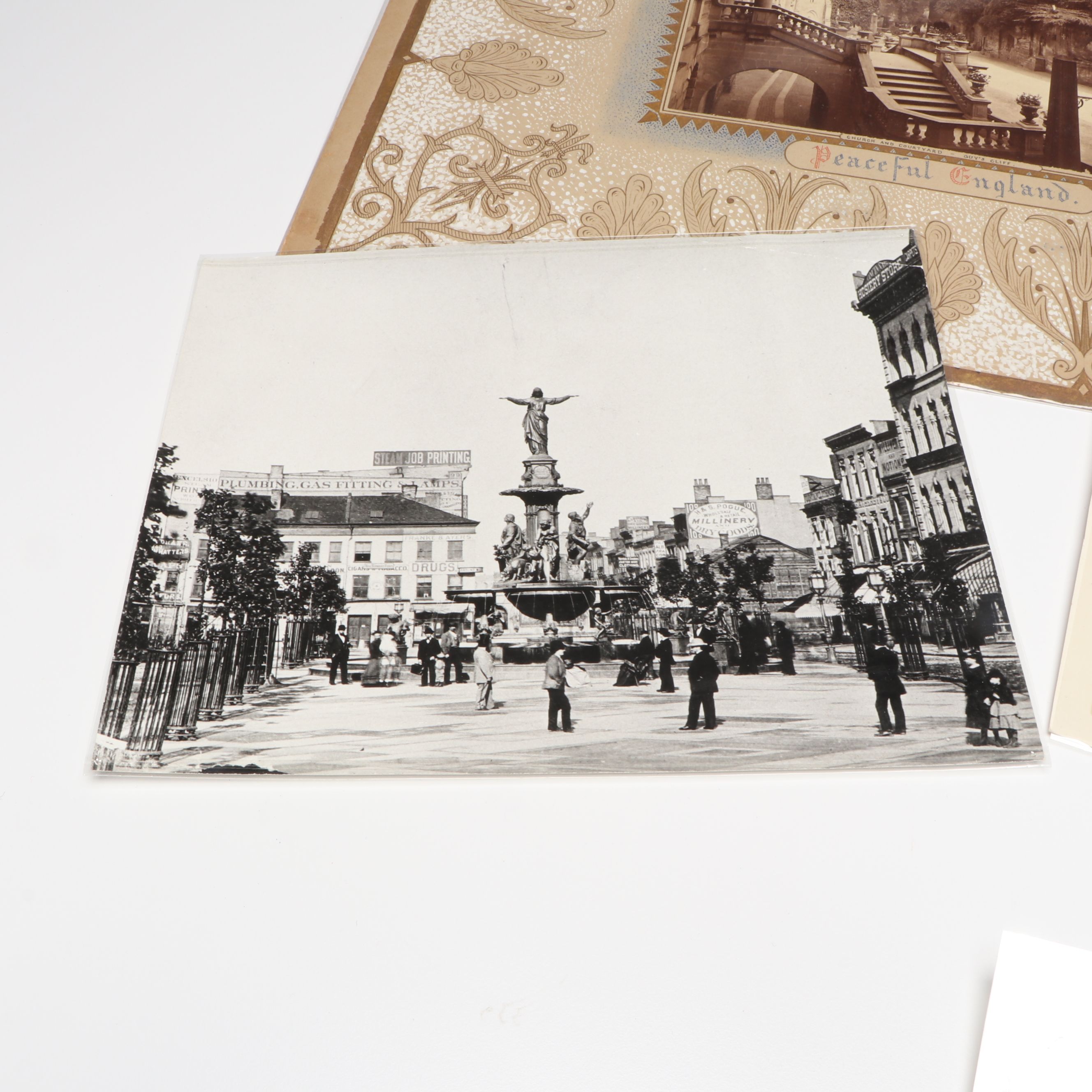 Cincinnati Fountain Square Photographs with Landscapes and Other Portrait