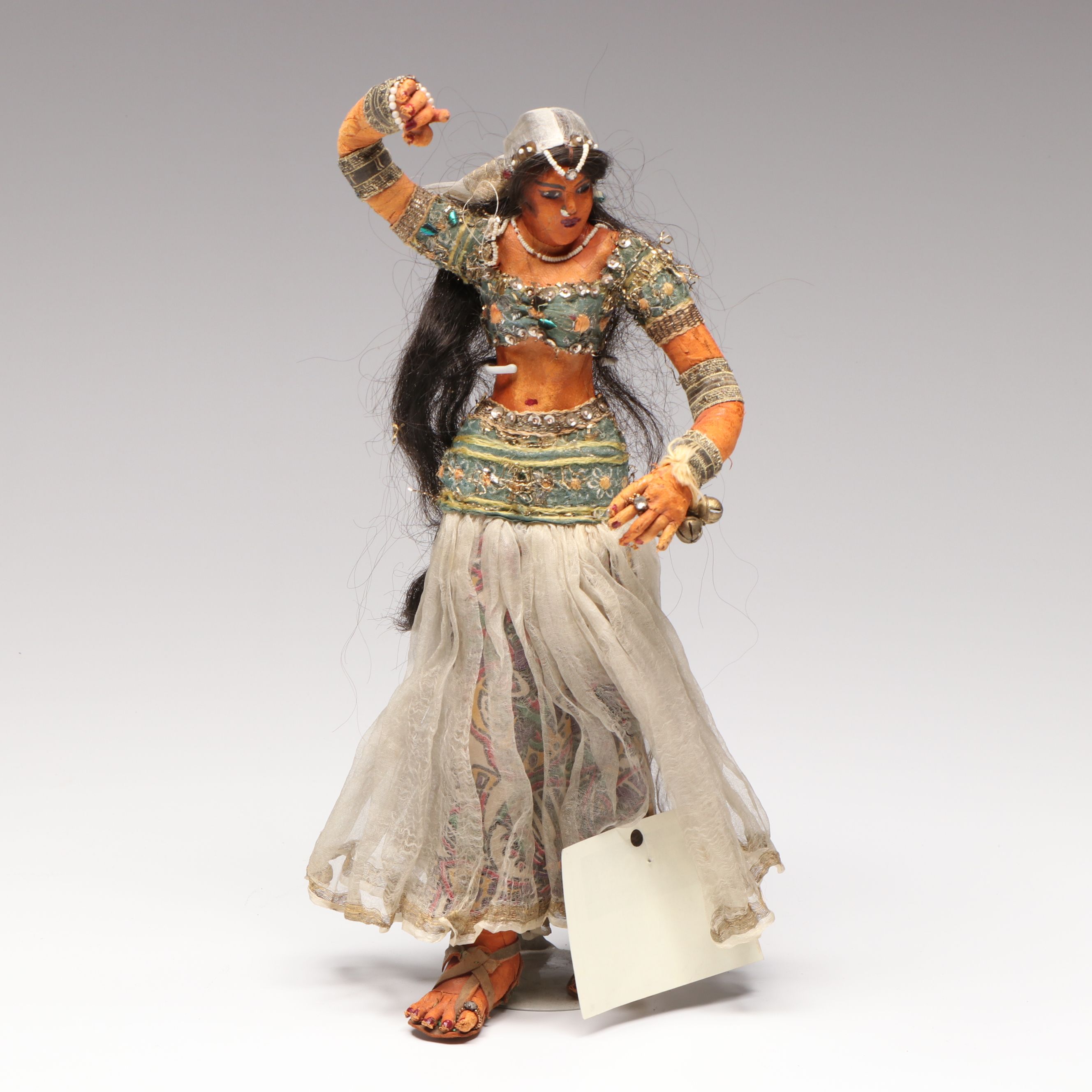 Handmade Indian Belly Dancer Fabric Doll