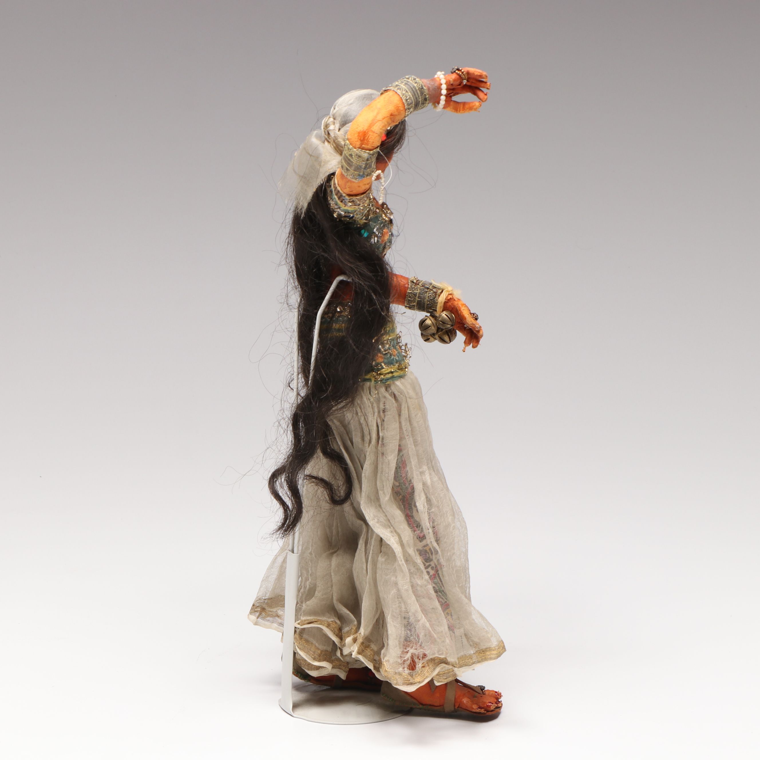 Handmade Indian Belly Dancer Fabric Doll