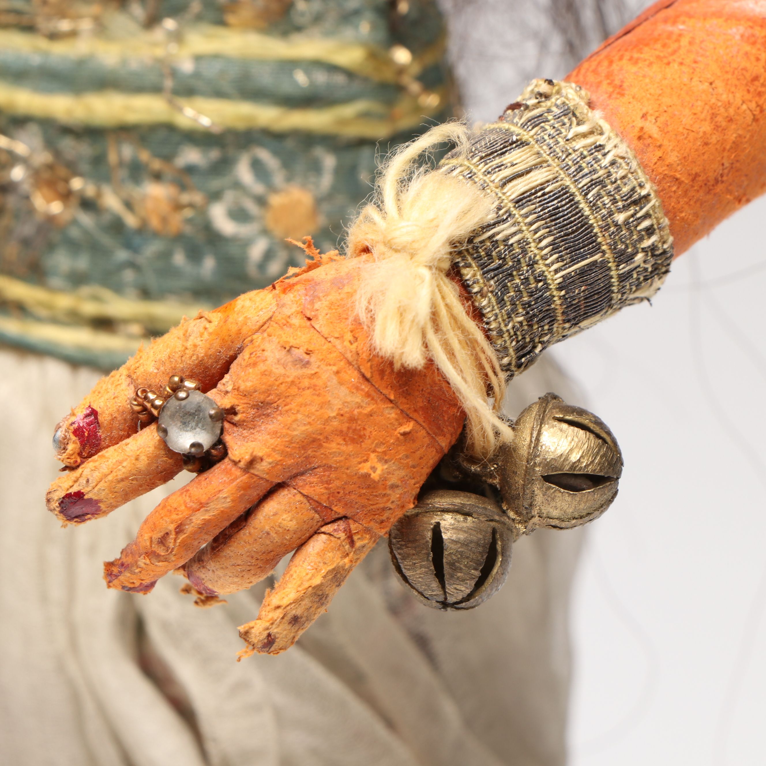 Handmade Indian Belly Dancer Fabric Doll