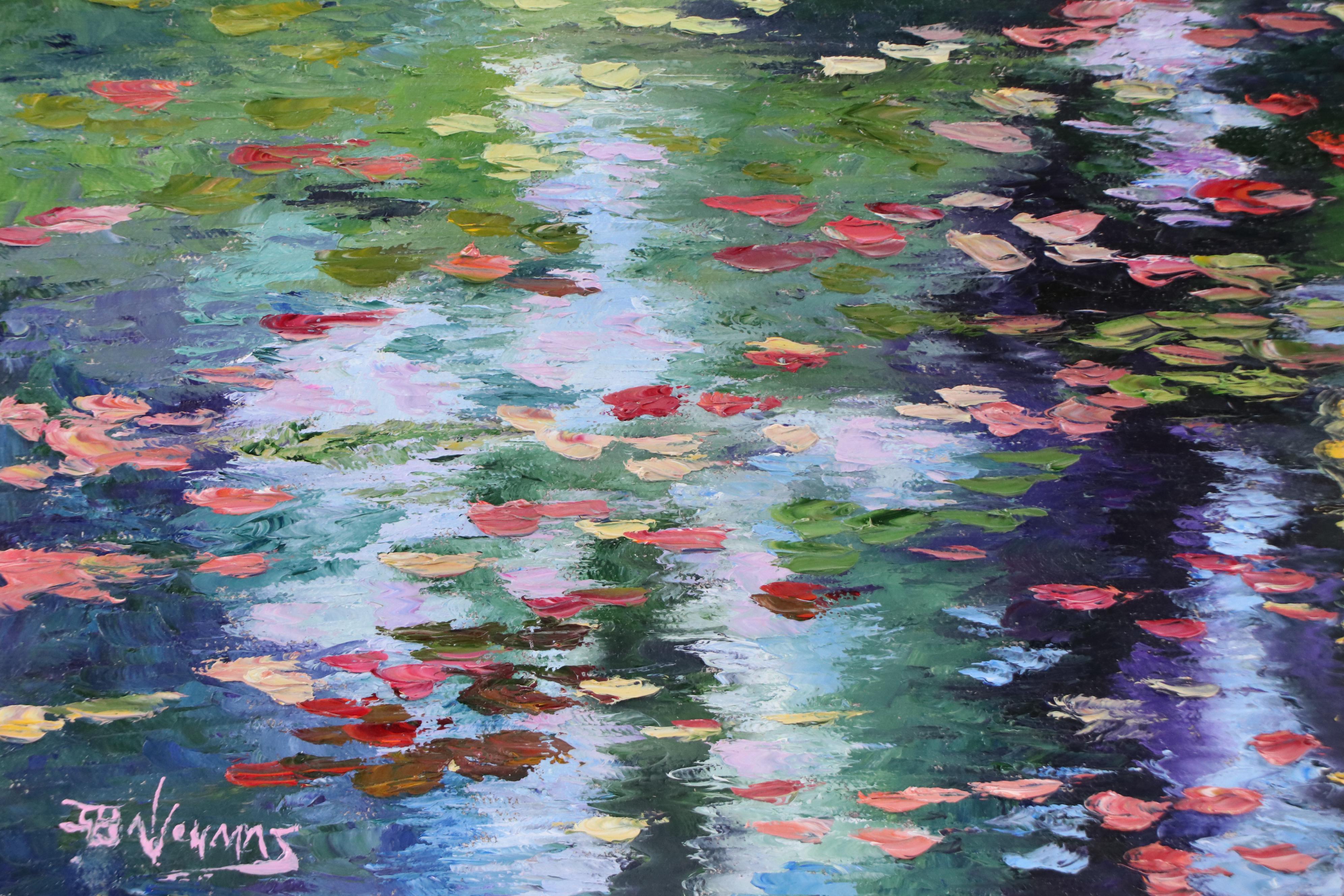 James Baldoumas Oil Painting "Lily Pads," 2025