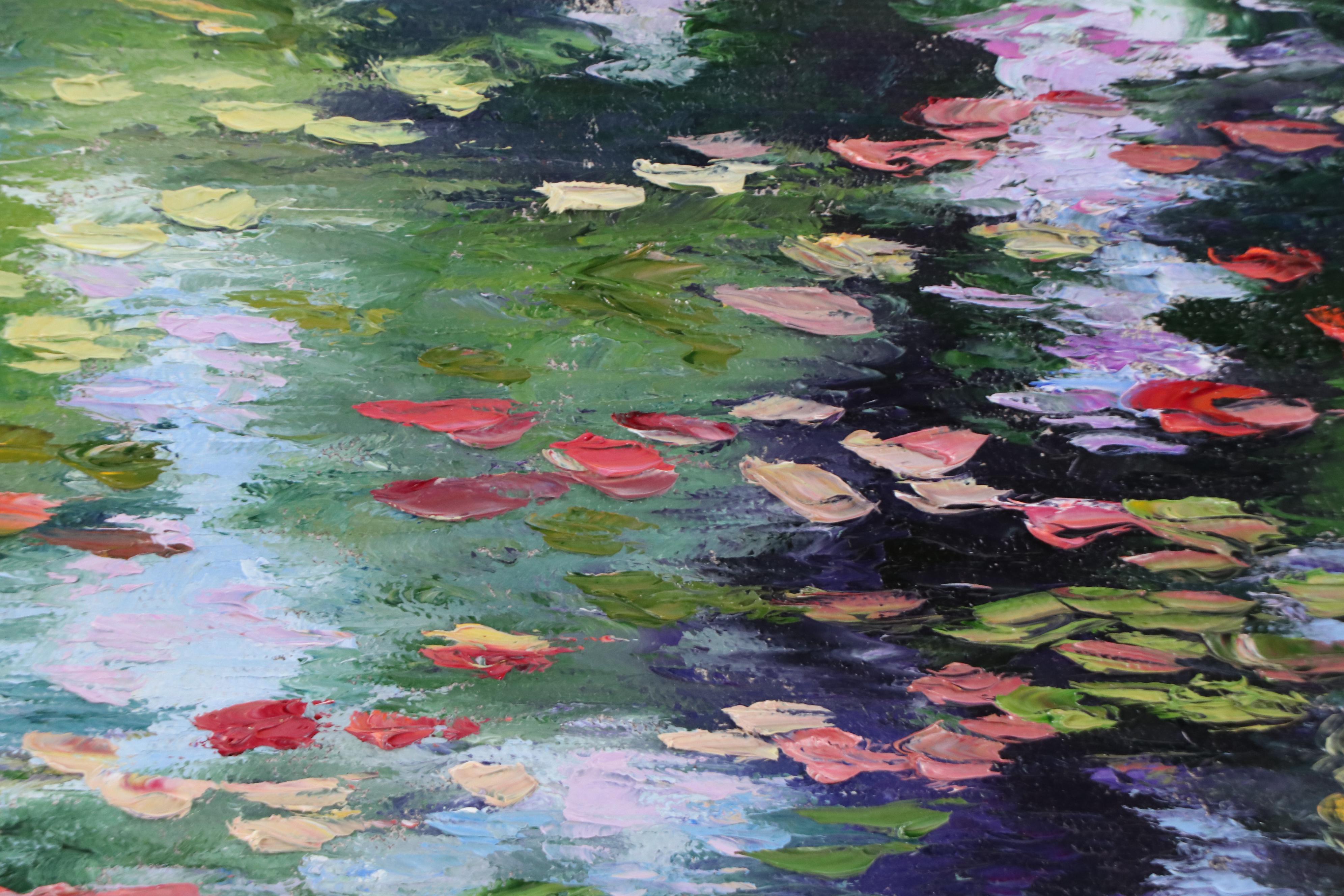James Baldoumas Oil Painting "Lily Pads," 2025