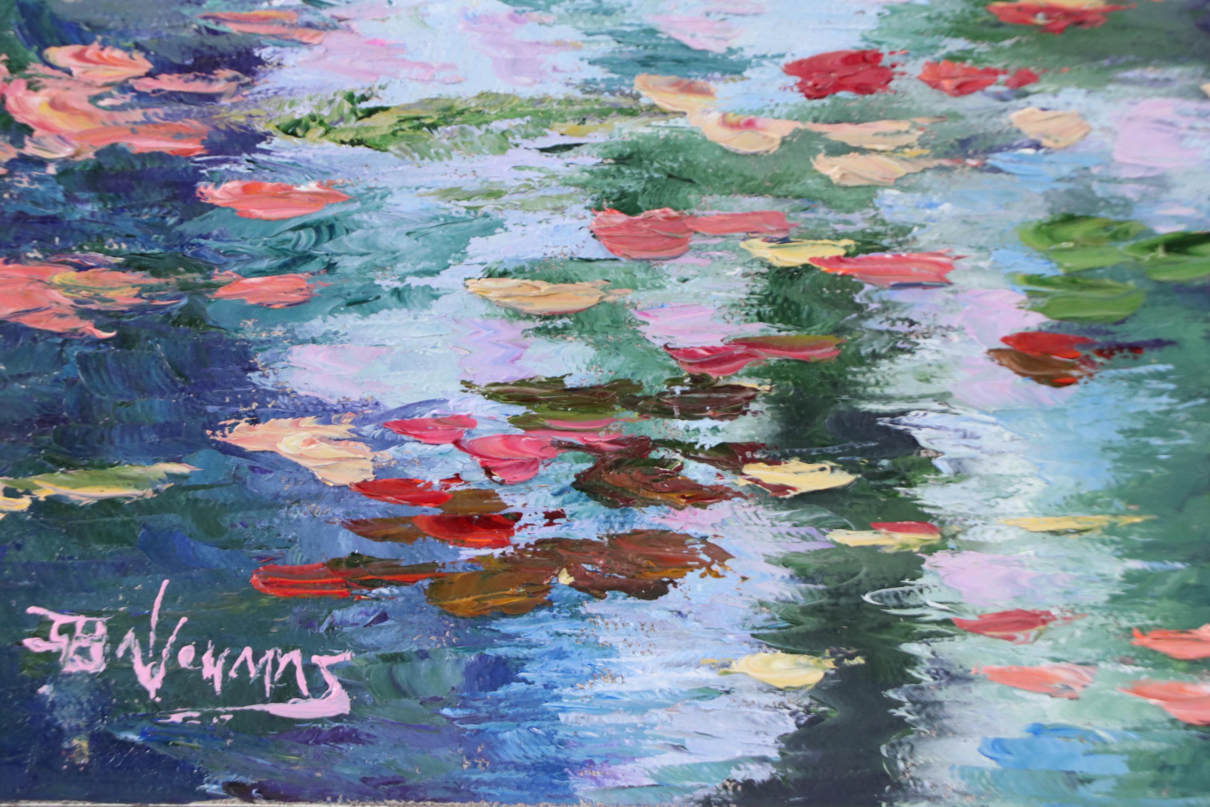 James Baldoumas Oil Painting "Lily Pads," 2025