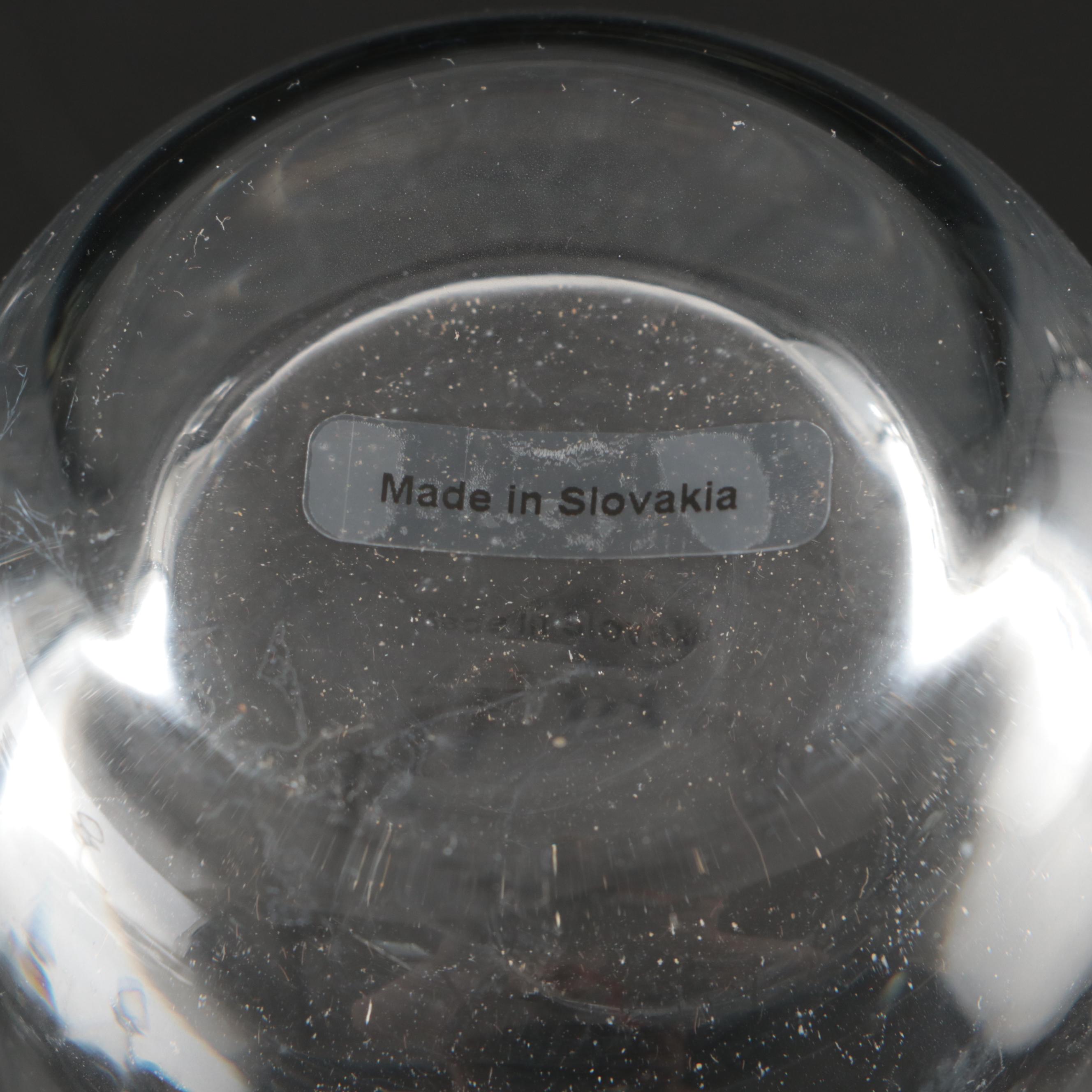 Jack Daniels Glass Whiskey Bottle with Other Glassware and Bar Accessories