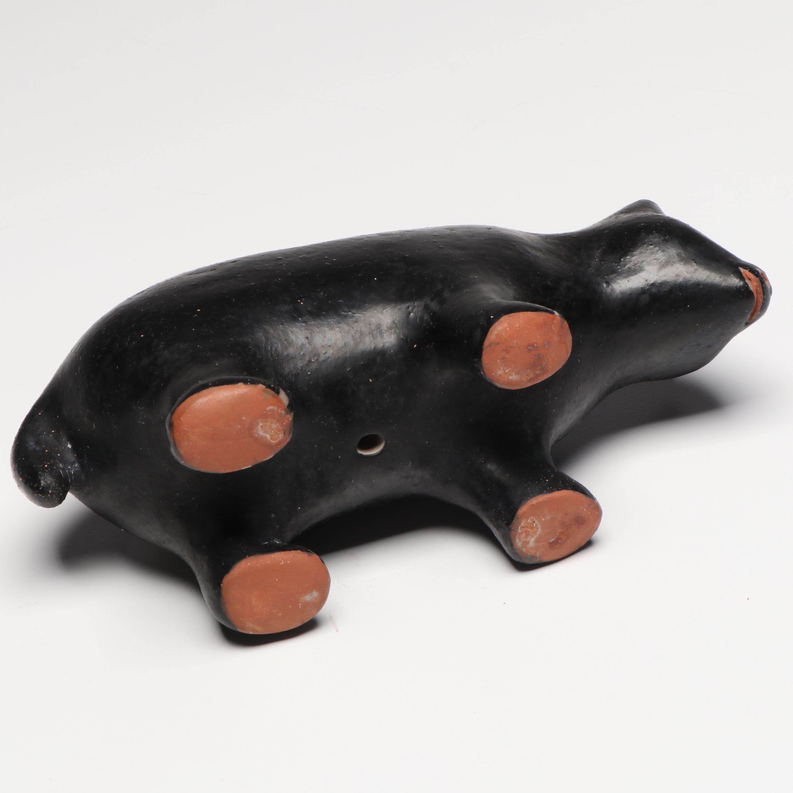 Pueblo Style Pottery Bear Figurine