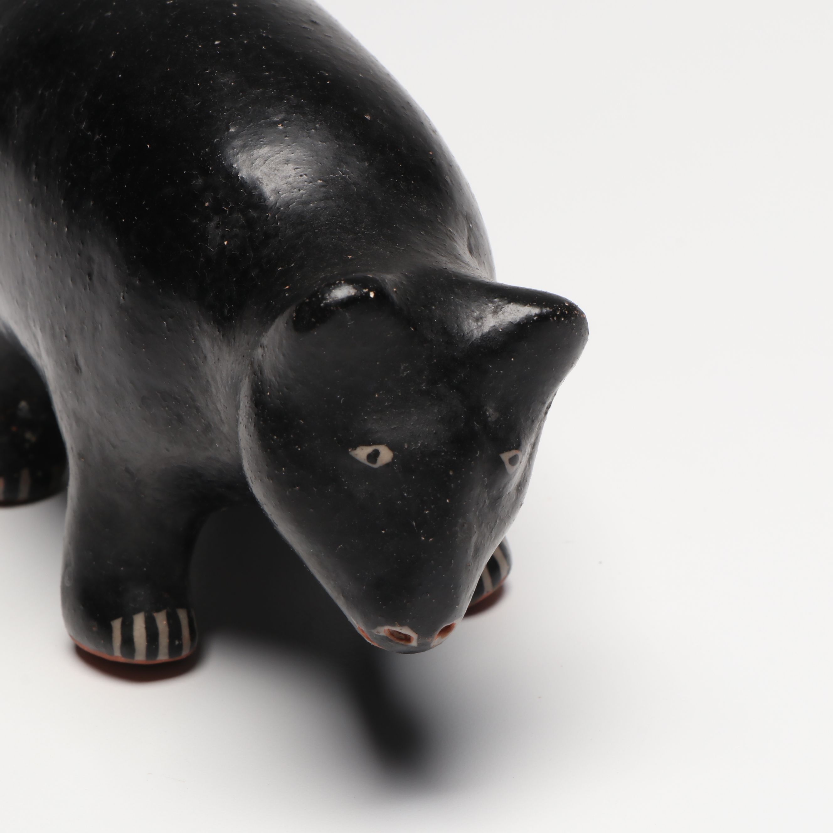 Pueblo Style Pottery Bear Figurine