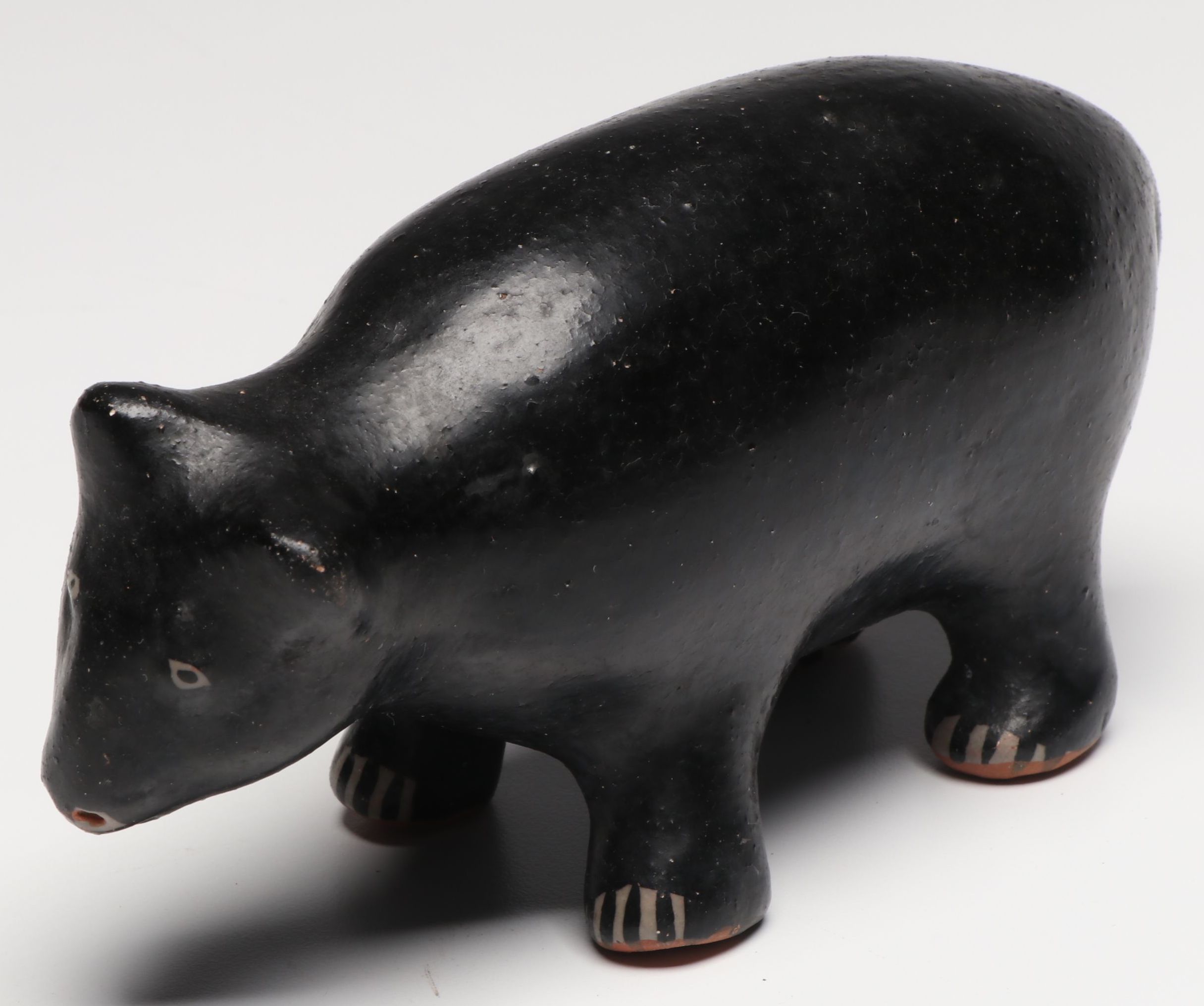 Pueblo Style Pottery Bear Figurine