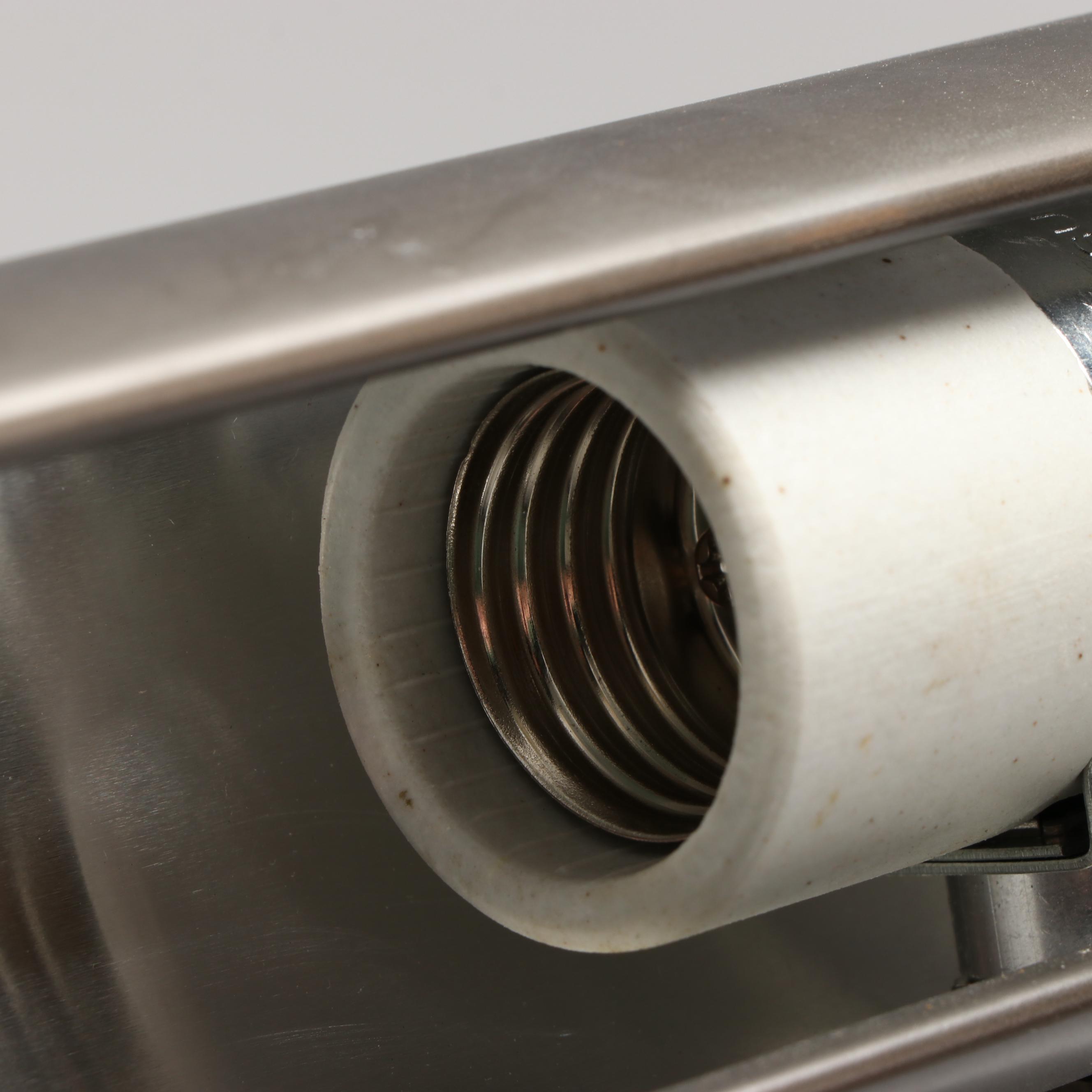 Bronzed Pewter Finish Piano Lamp, 21st Century