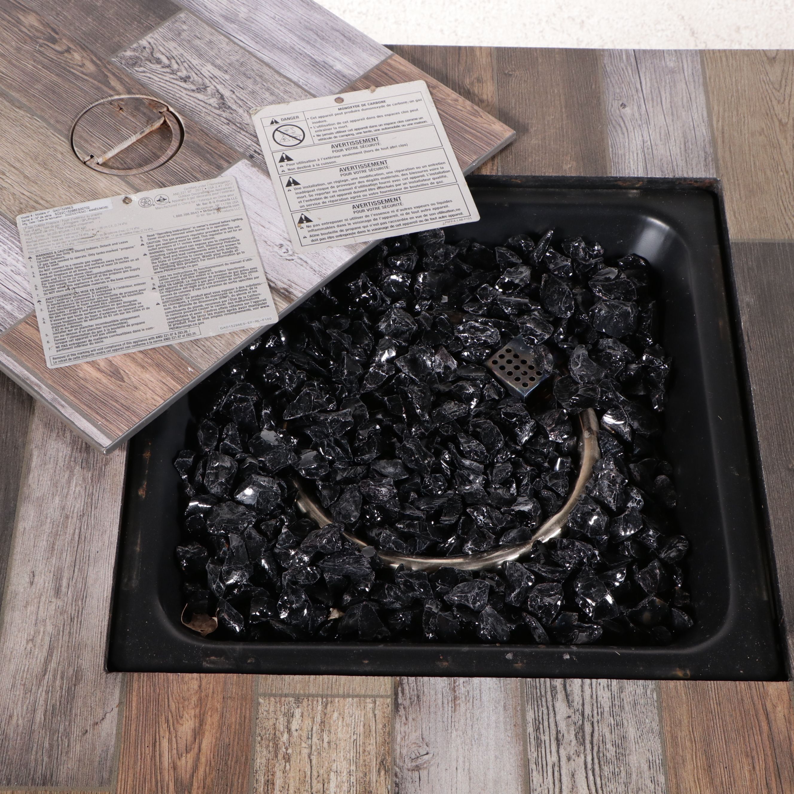 Contemporary Propane Fire Pit Table