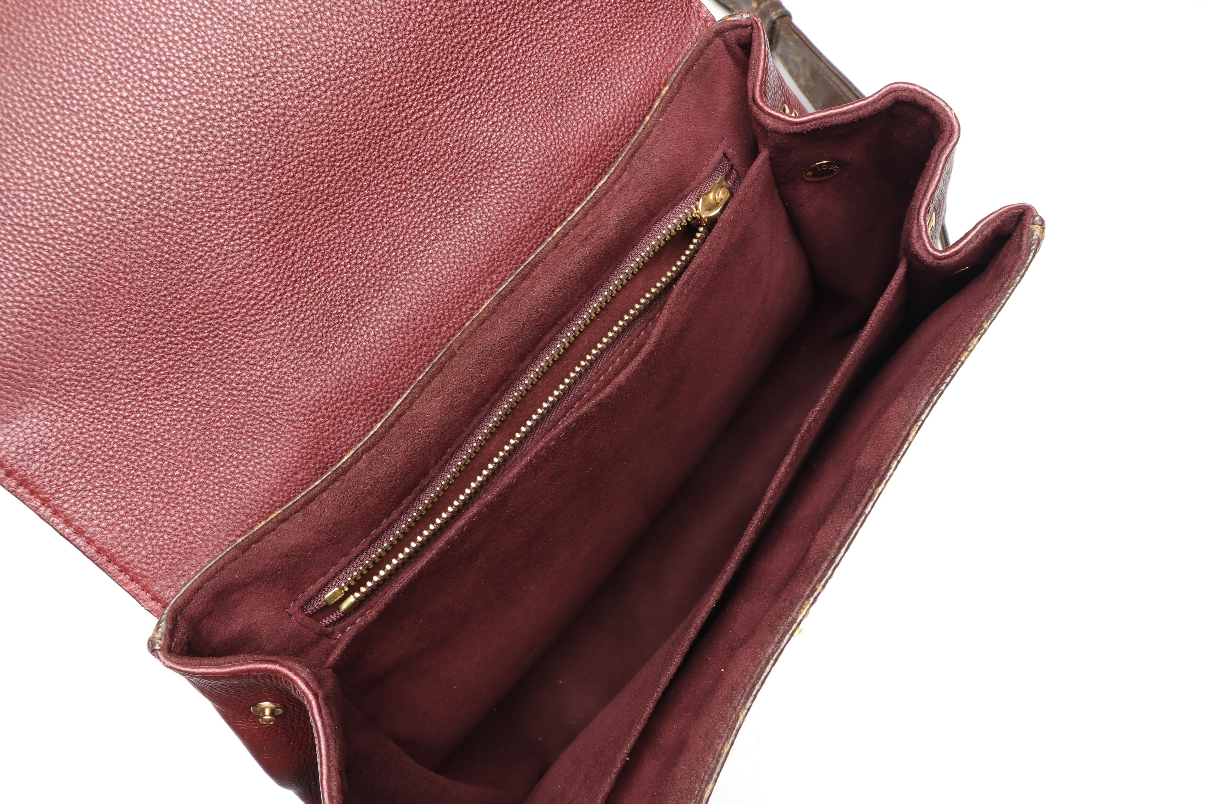 Louis Vuitton Eden MM Bag in Monogram Canvas and Aurore/Vachetta Leather Trim