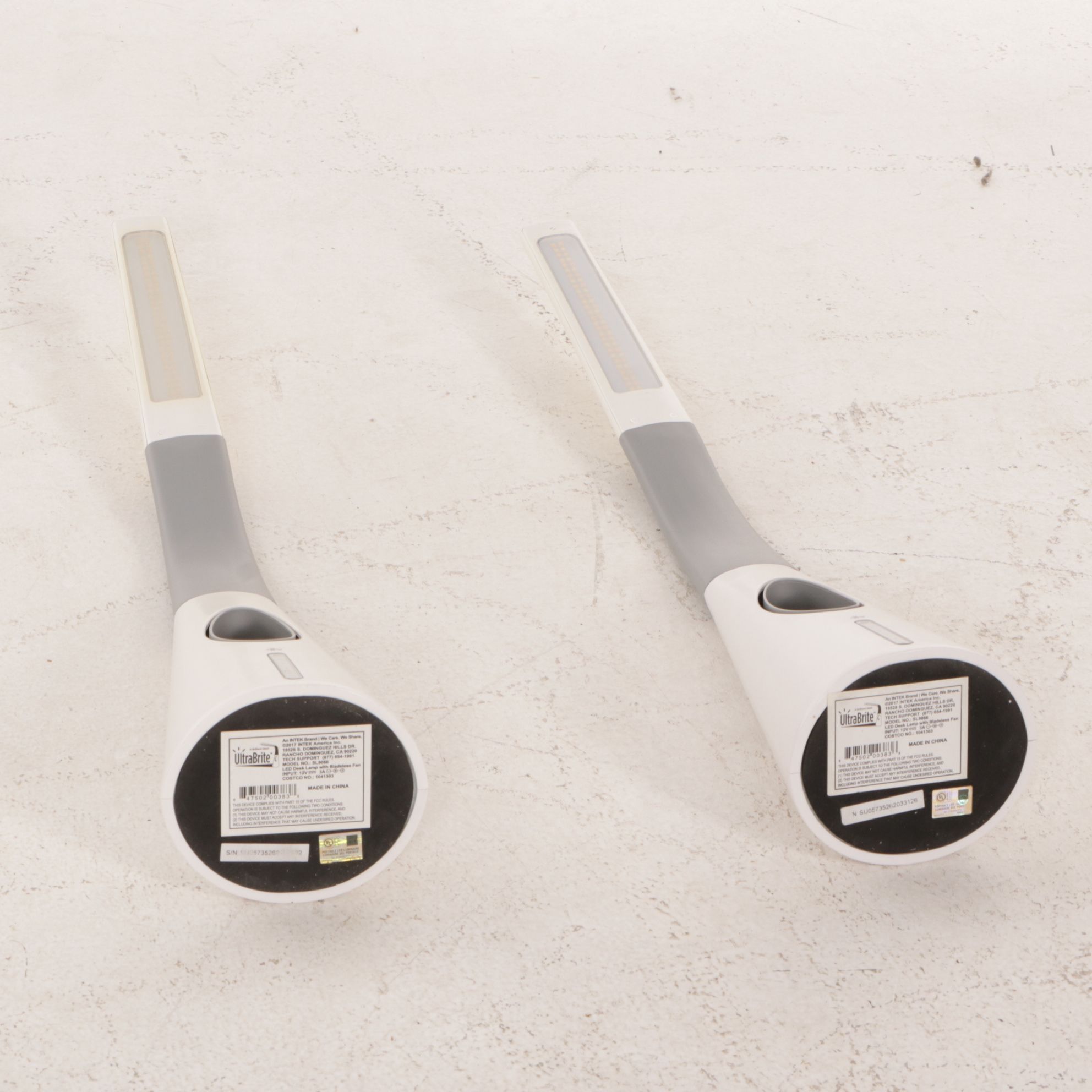 Ultrabrite LED Desk Lamps with Bladeless Fans