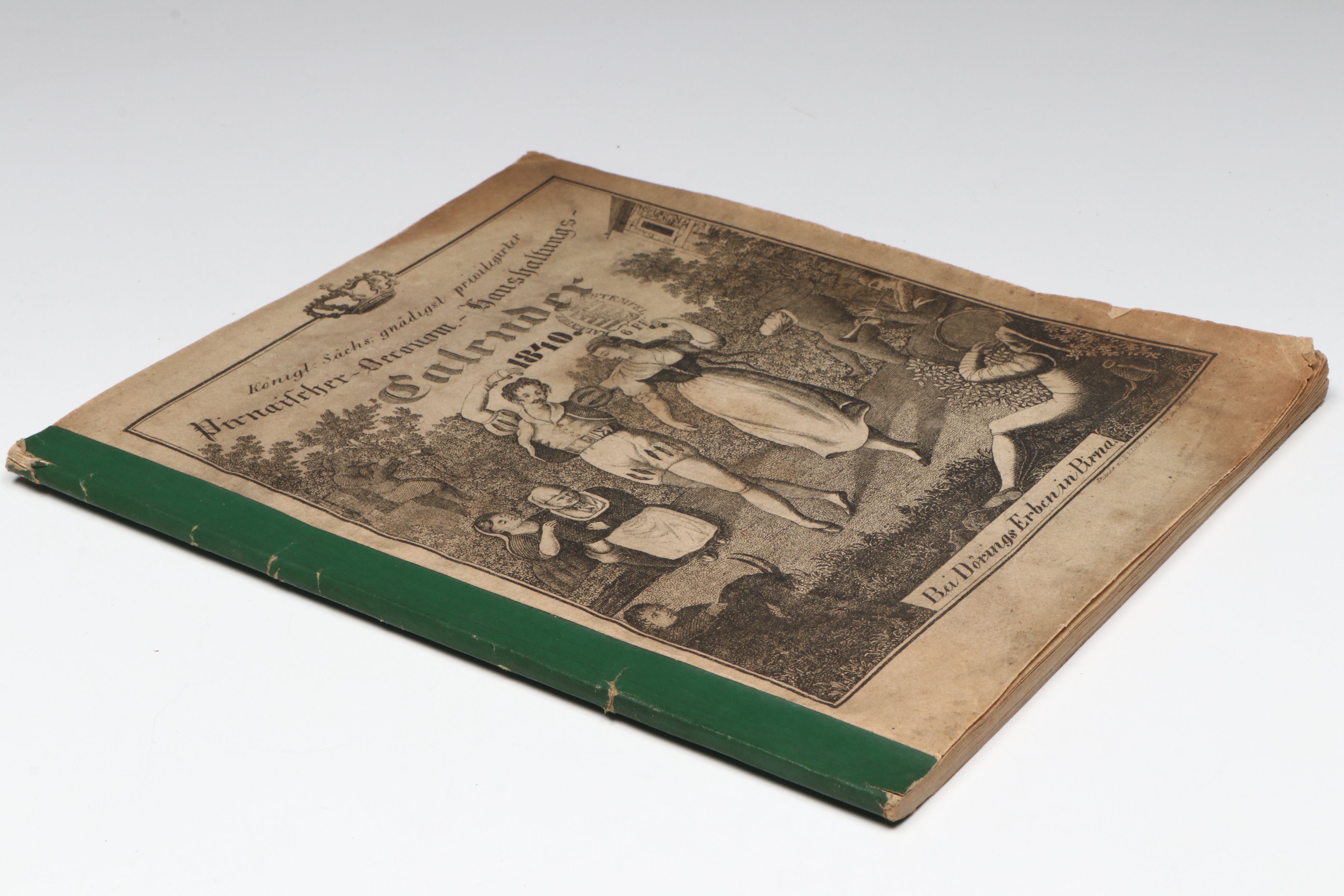 Royal Saxon Almanac "Pirnaischer Oekonomischer oder Haushaltungs-Calender," 1841