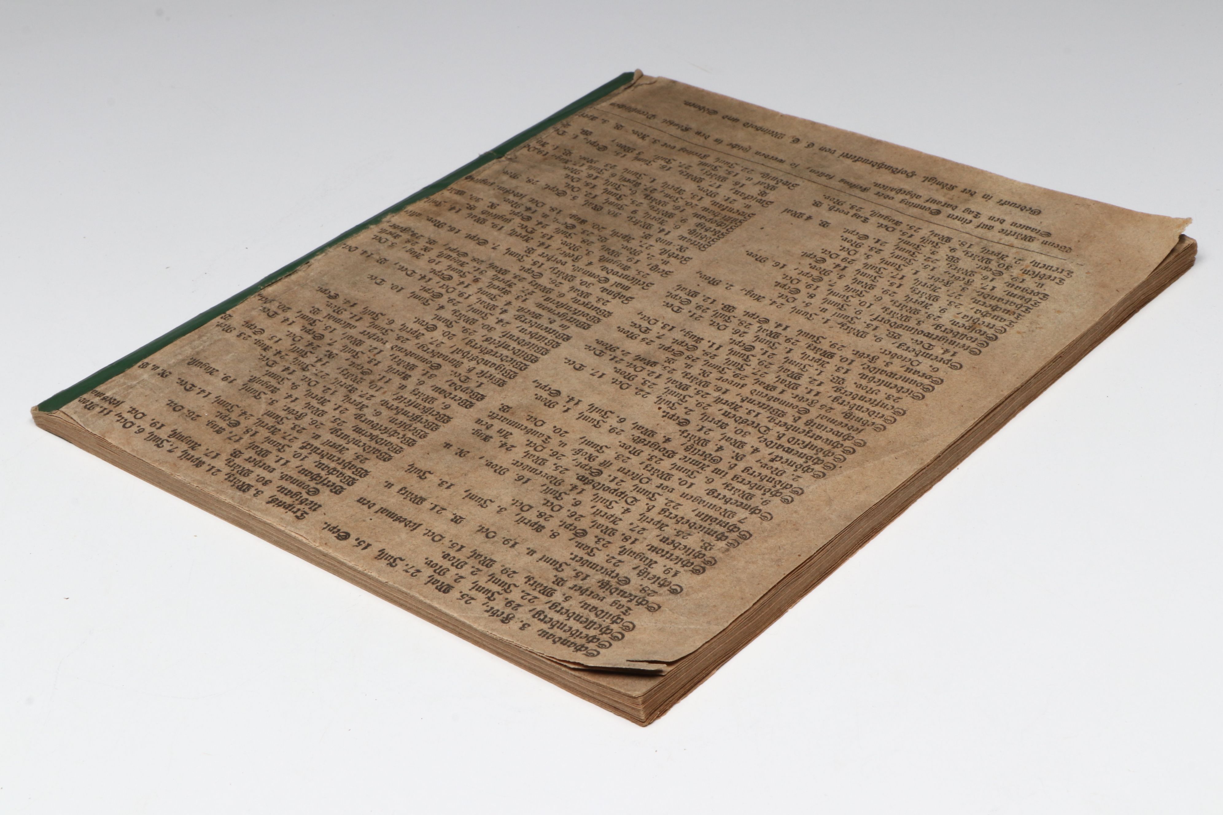 Royal Saxon Almanac "Pirnaischer Oekonomischer oder Haushaltungs-Calender," 1841