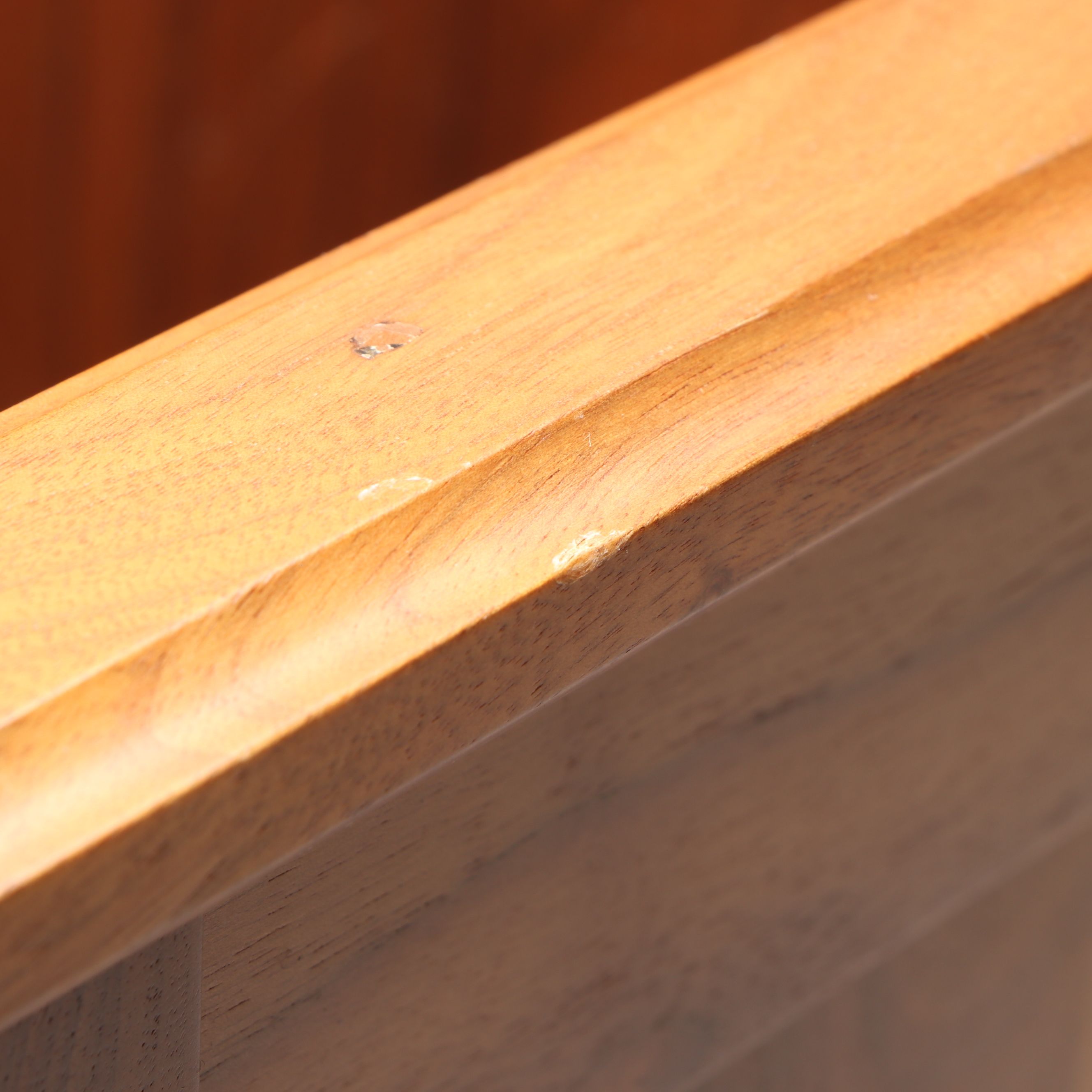 Amish Made Mission Style Walnut Office Trash Bin