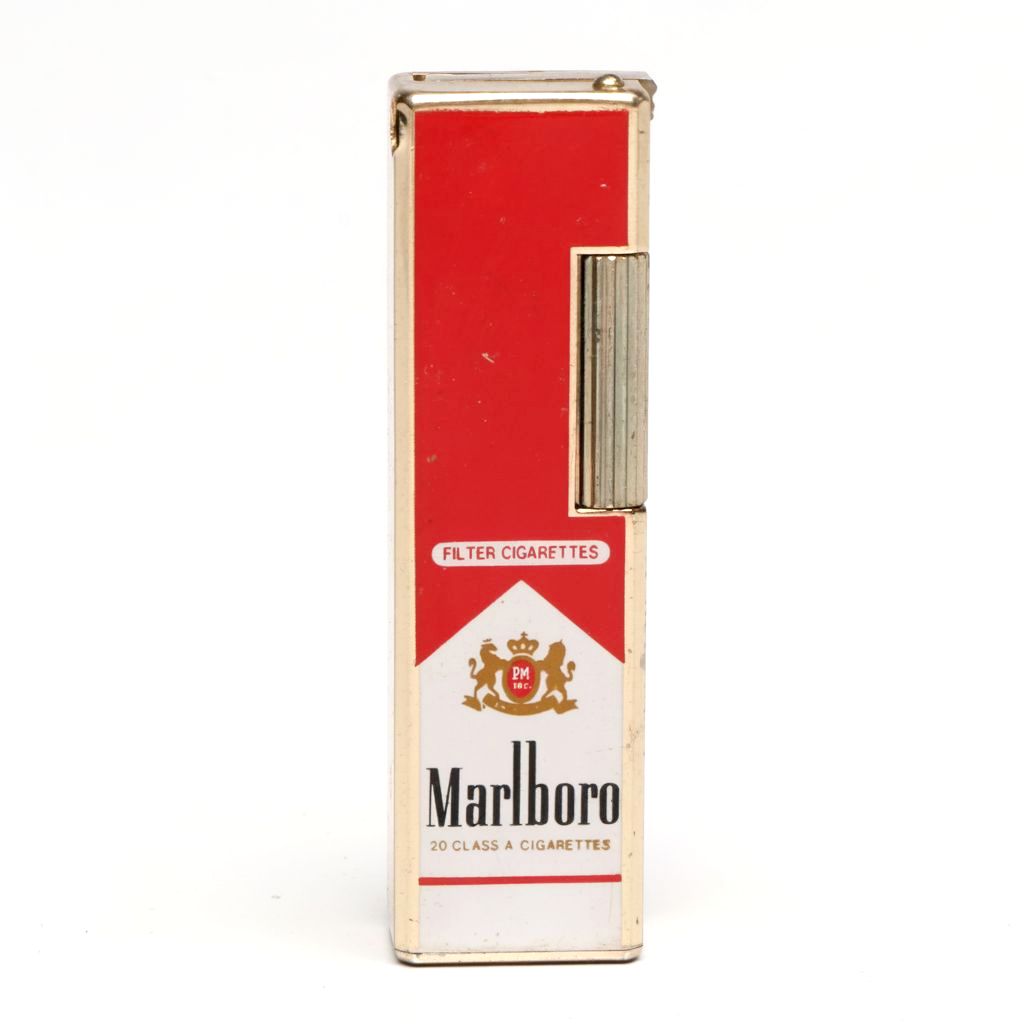 Marlboro Gold Finish Vintage Lighter