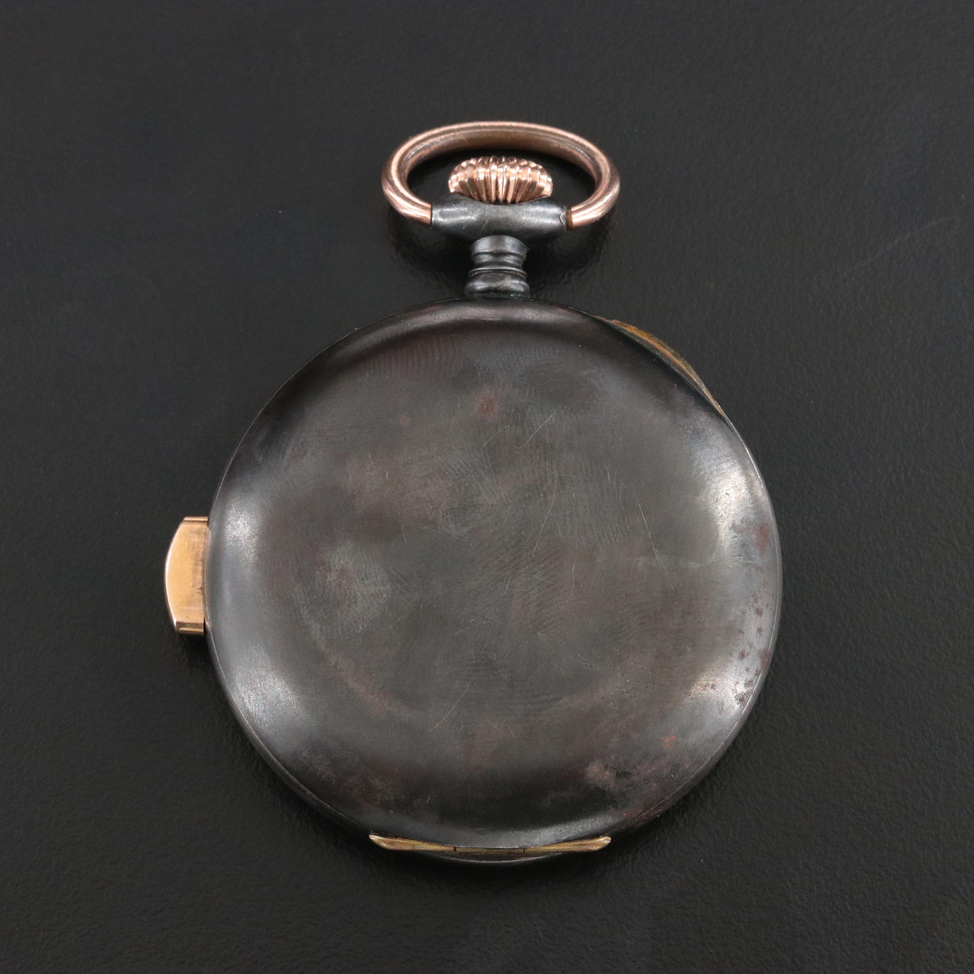 Antique Two Tone Quarter Repeater Pocket Watch