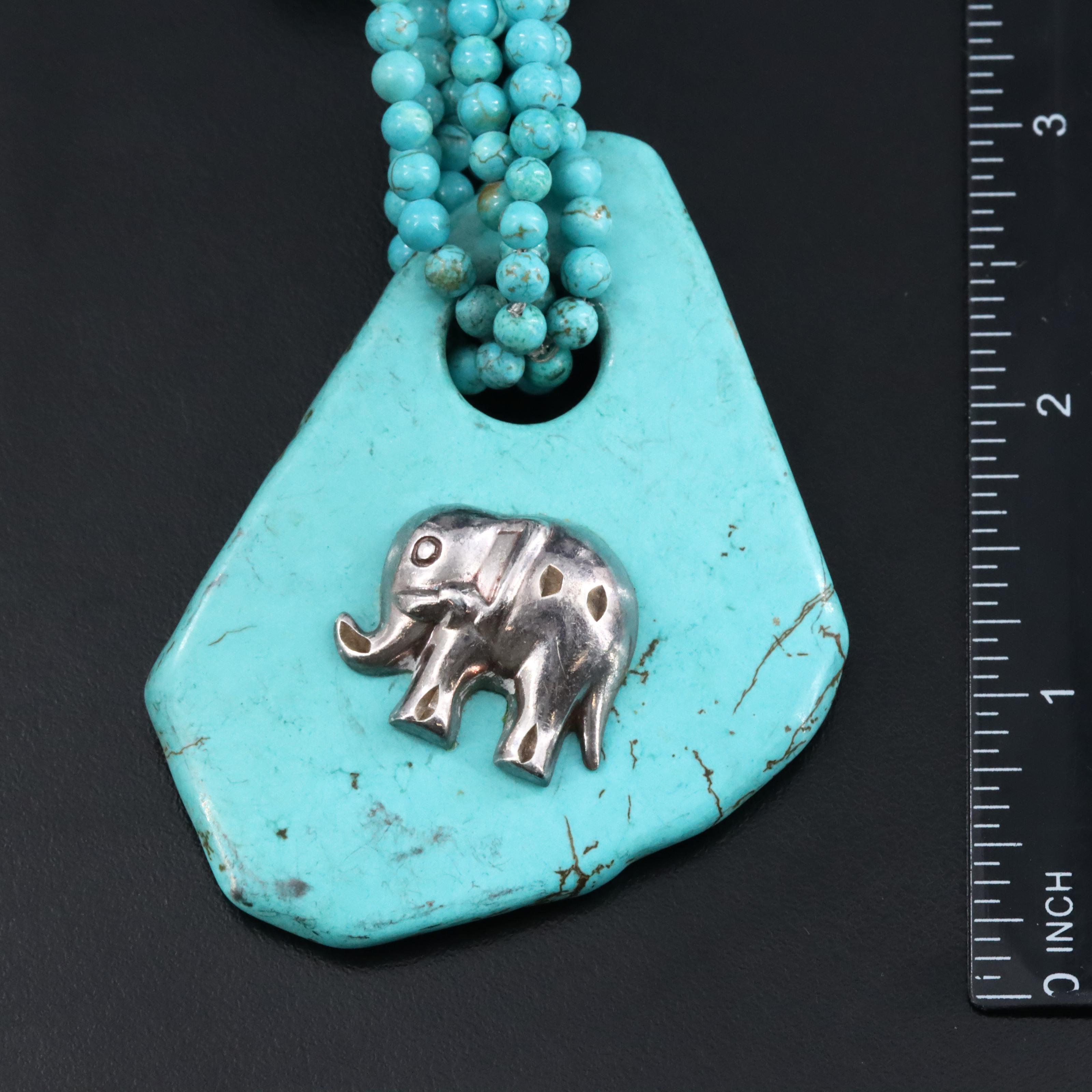 Sterling Turquoise, Magnesite and Black Onyx Necklaces