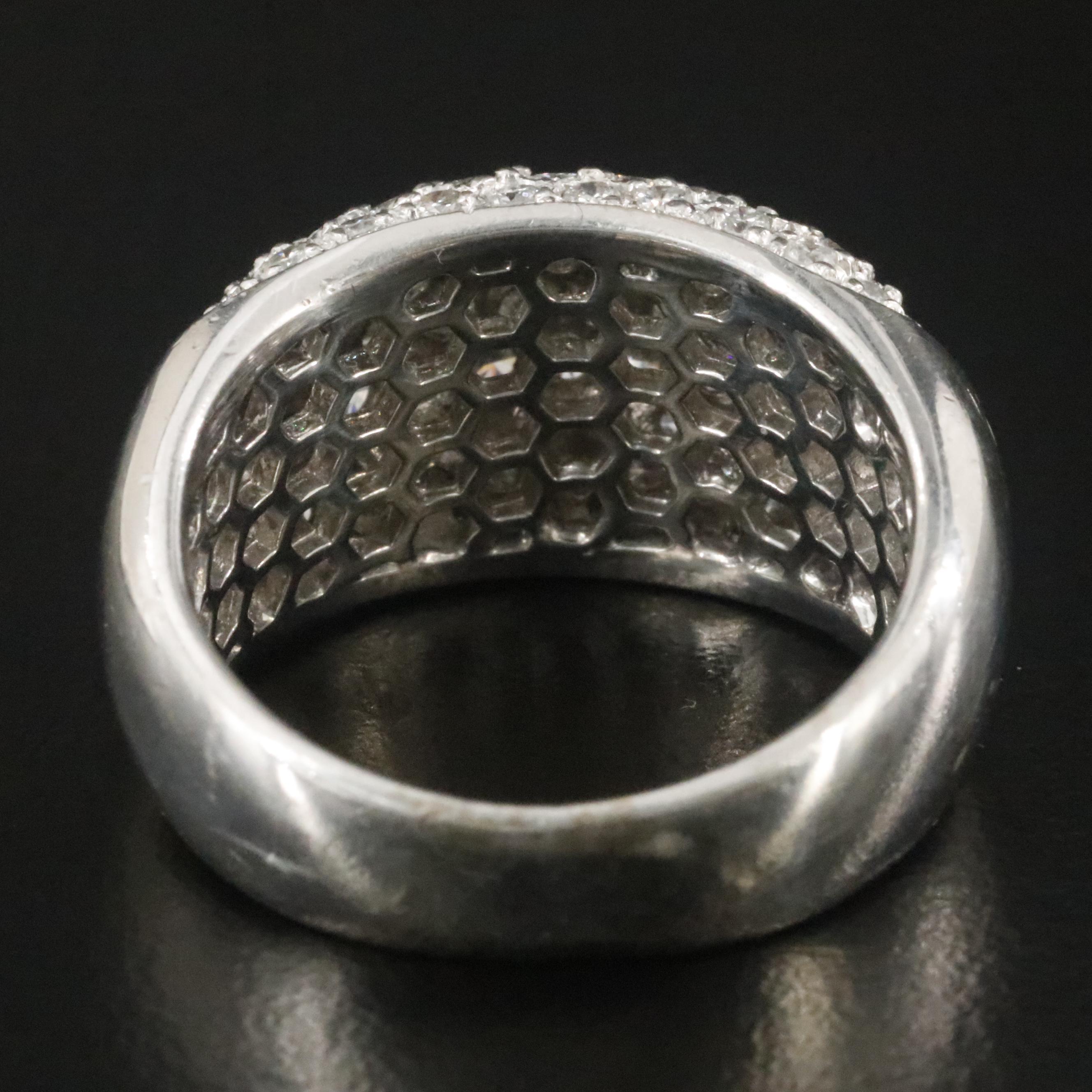 18K 2.02 CTW Pavé Diamond Dome Ring