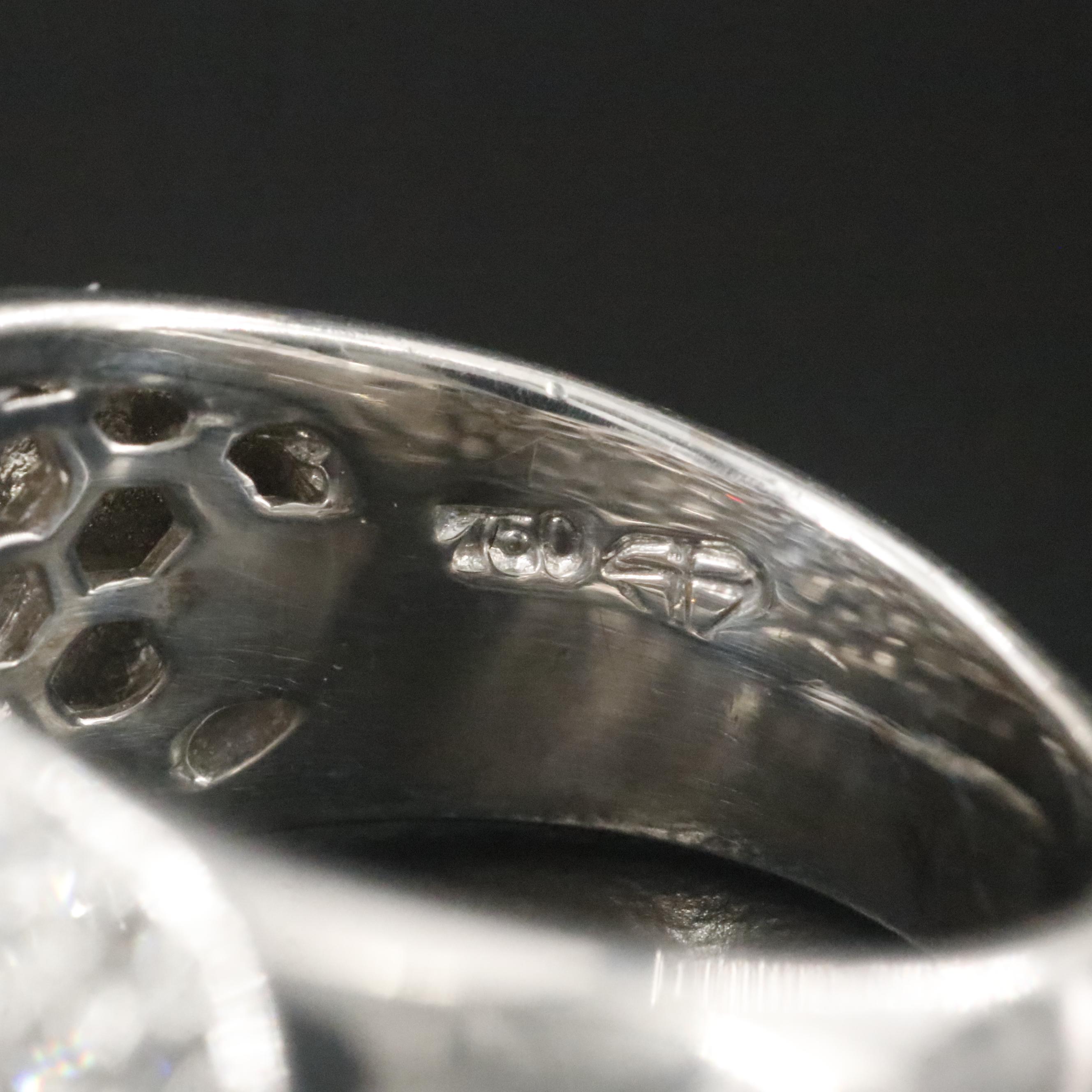 18K 2.02 CTW Pavé Diamond Dome Ring