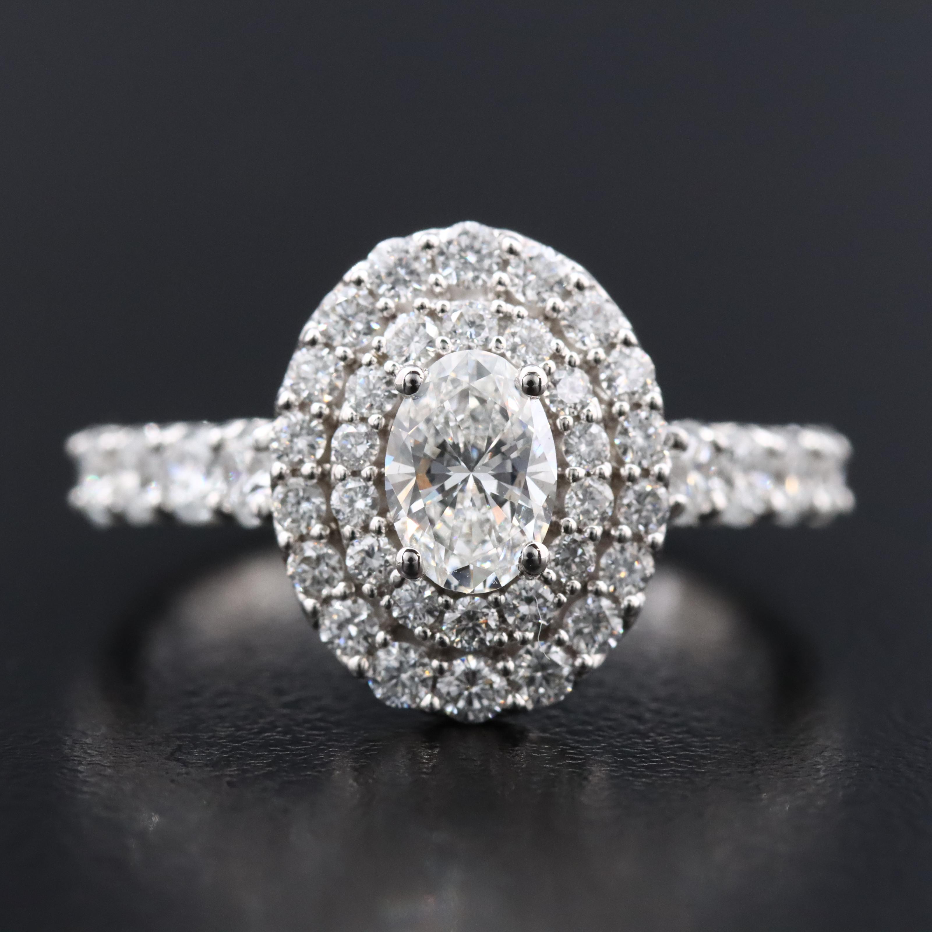 14K 1.57 CTW Lab Grown Diamond Ring
