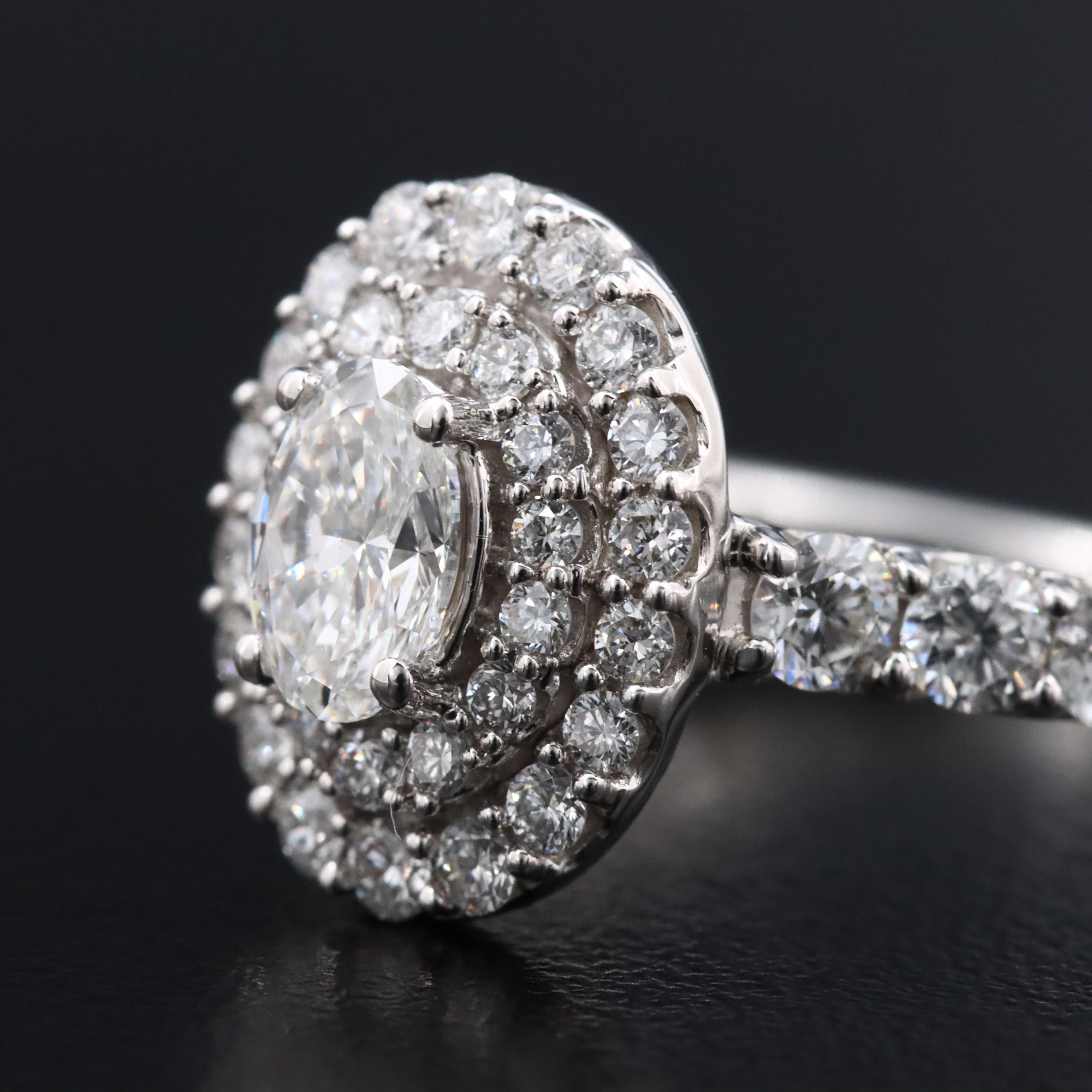 14K 1.57 CTW Lab Grown Diamond Ring