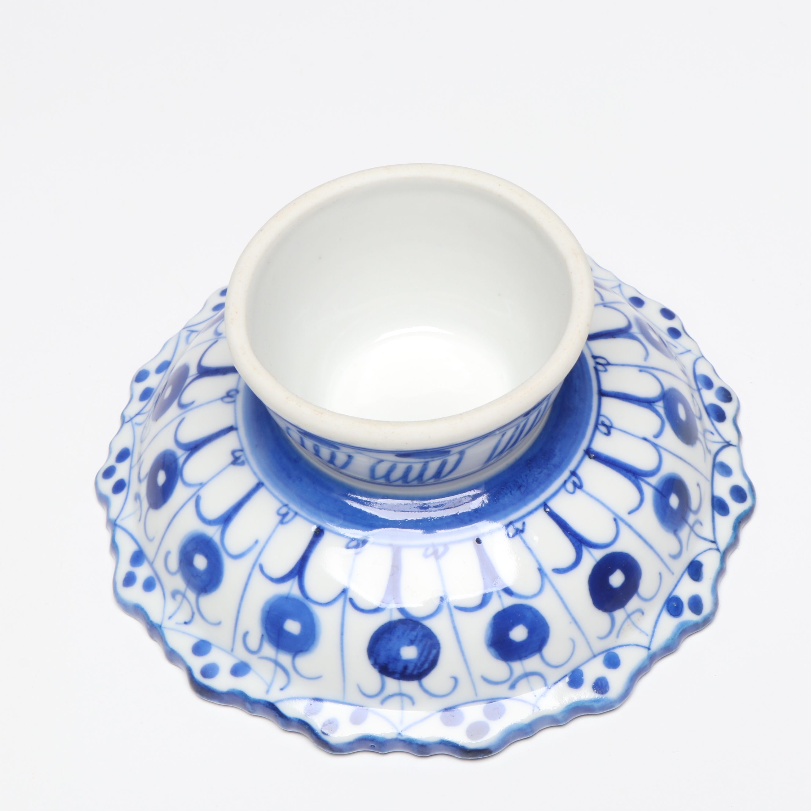 Chinese Porcelain Famille Verte with Other Bowls and Wood Stands