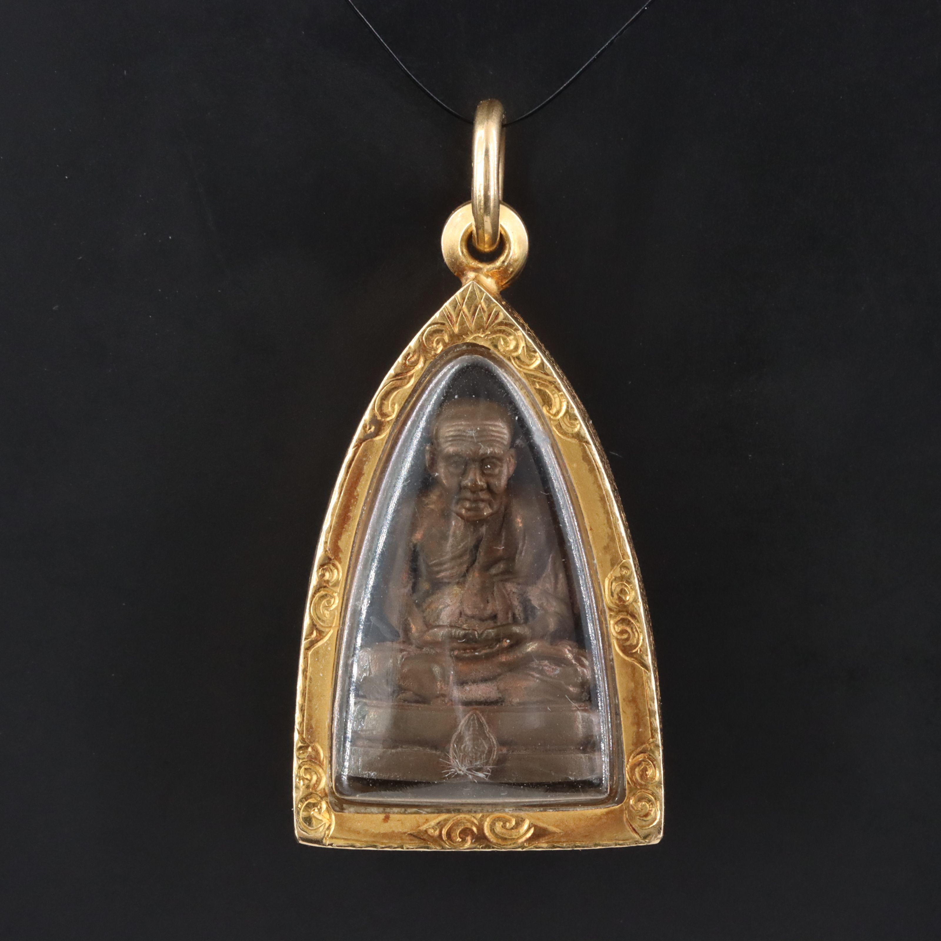 Buddhist Monk Prayer Pendant