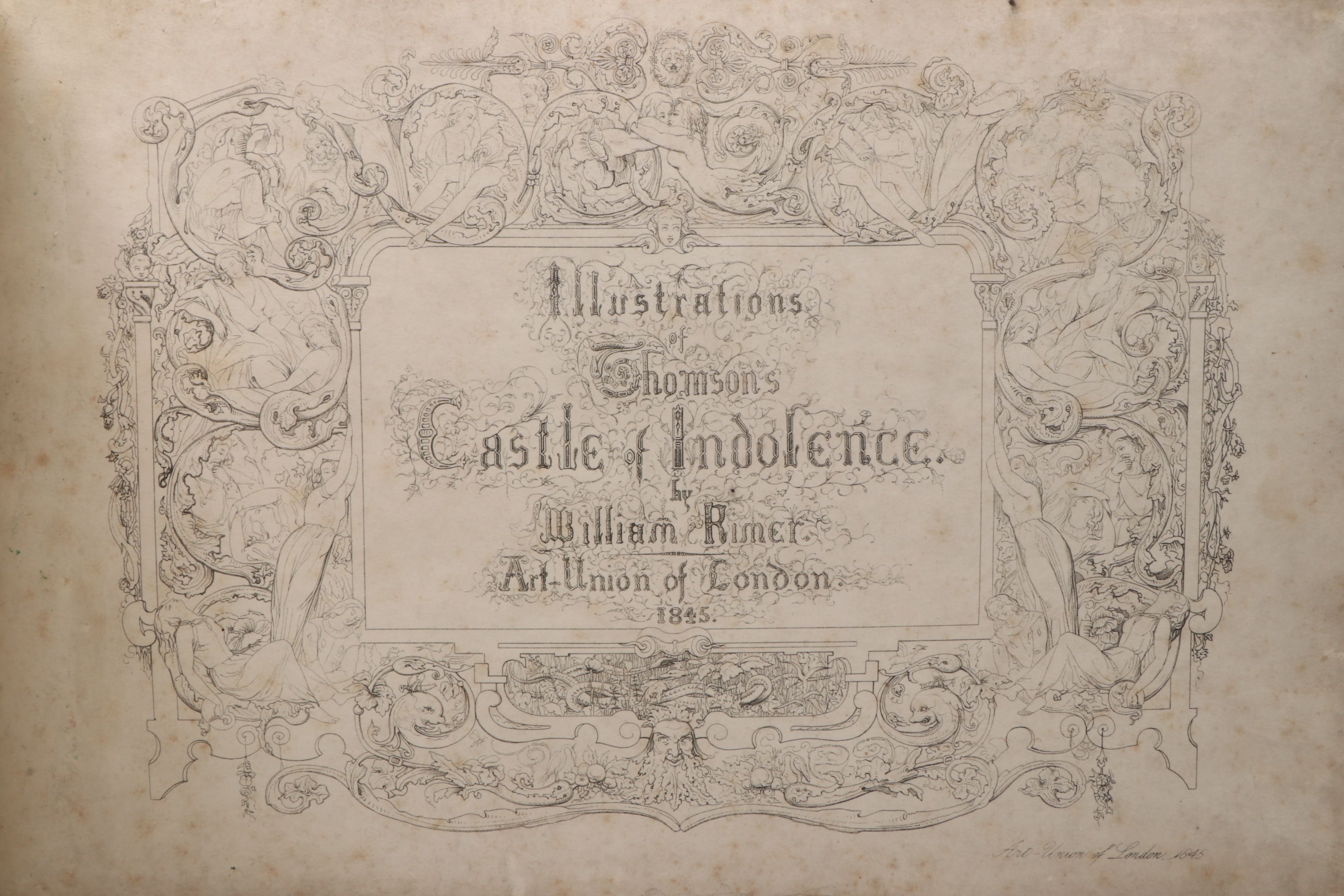 "Illustrations of Thomson's Castle of Indolence" by William Rimer, 1845