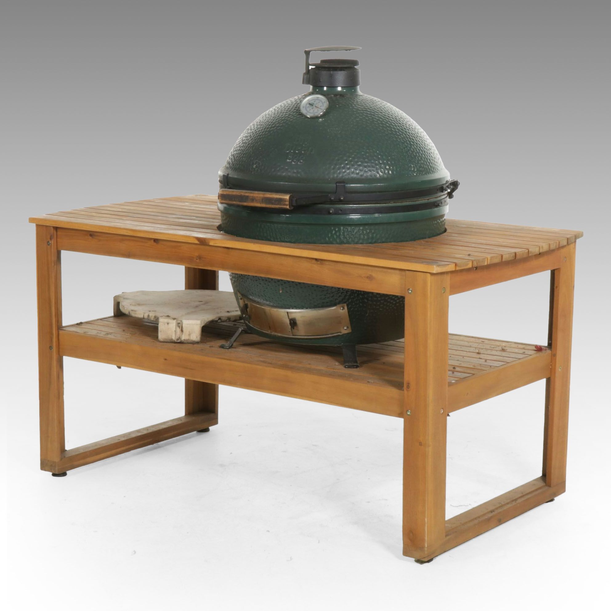 Big Green Egg Kamado Ceramic Grill with Work Table