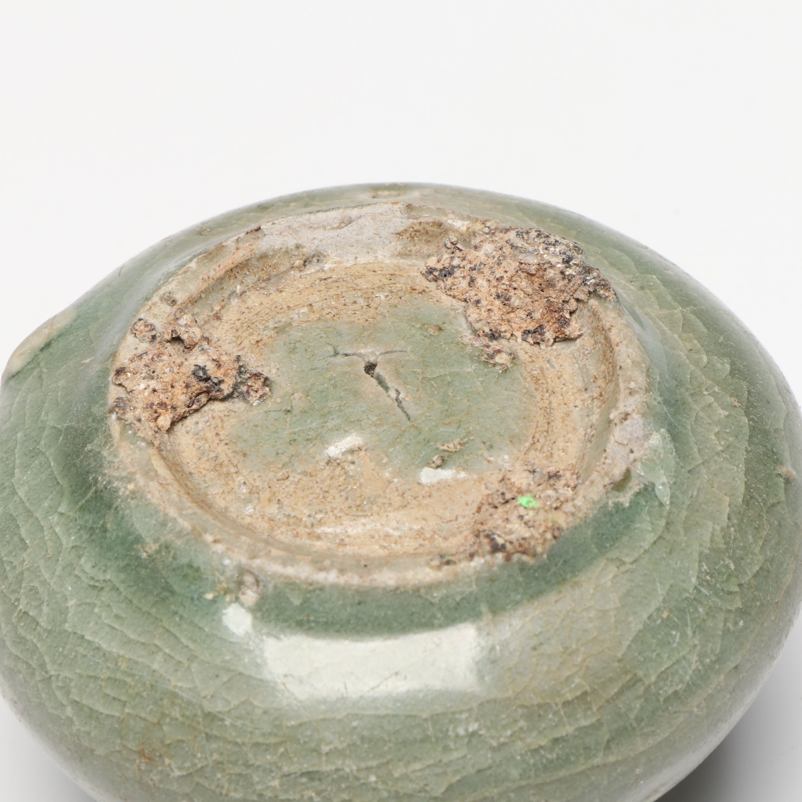 Blown Glass Scavo Jug and Bowl with Art Pottery Vases and Chinese Carving