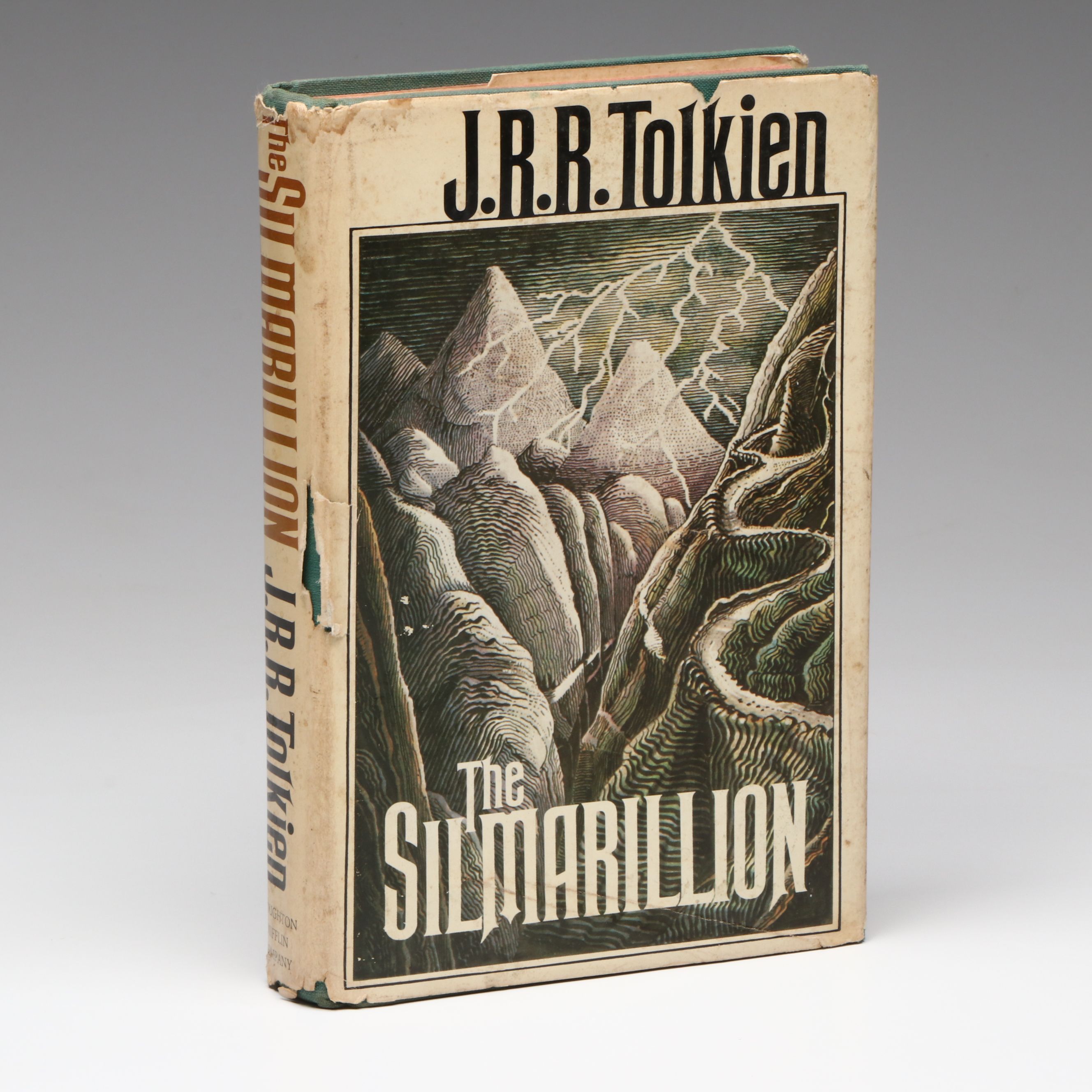First American Edition "The Silmarillion" by J. R. R. Tolkien with Map, 1977