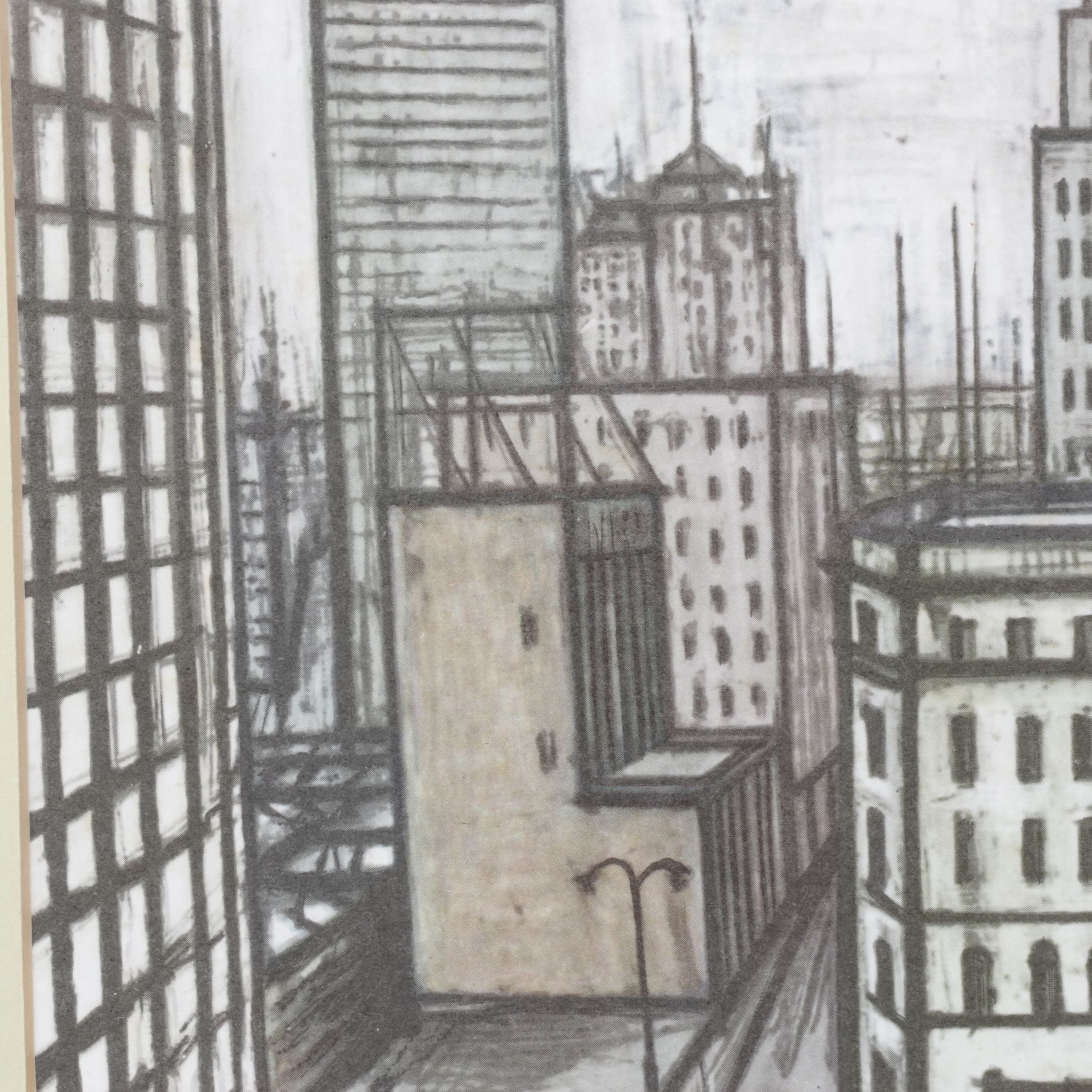 Offset Lithograph After Bernard Buffet "Dallas", 1958