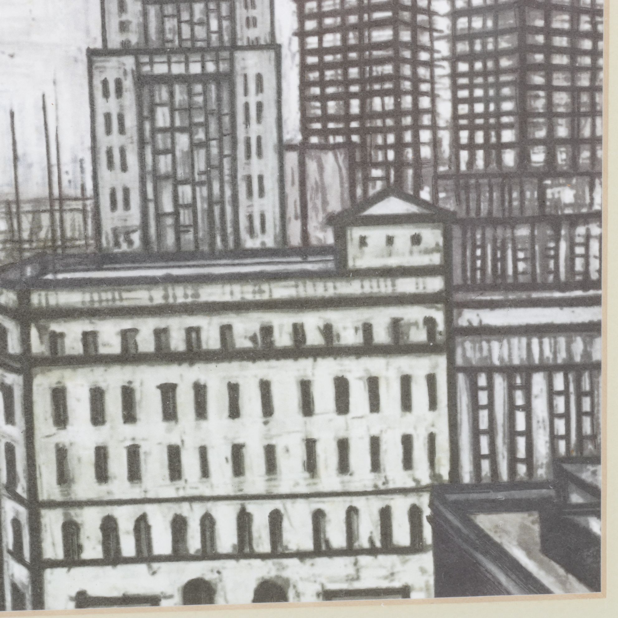 Offset Lithograph After Bernard Buffet "Dallas", 1958