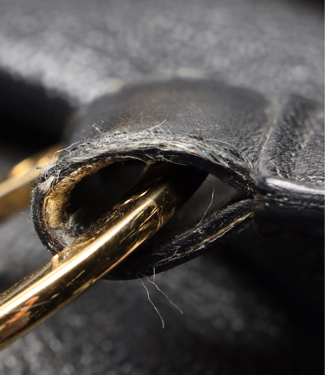 BVLGARI Large Shakira Shoulder Bag in Black Goatskin Leather