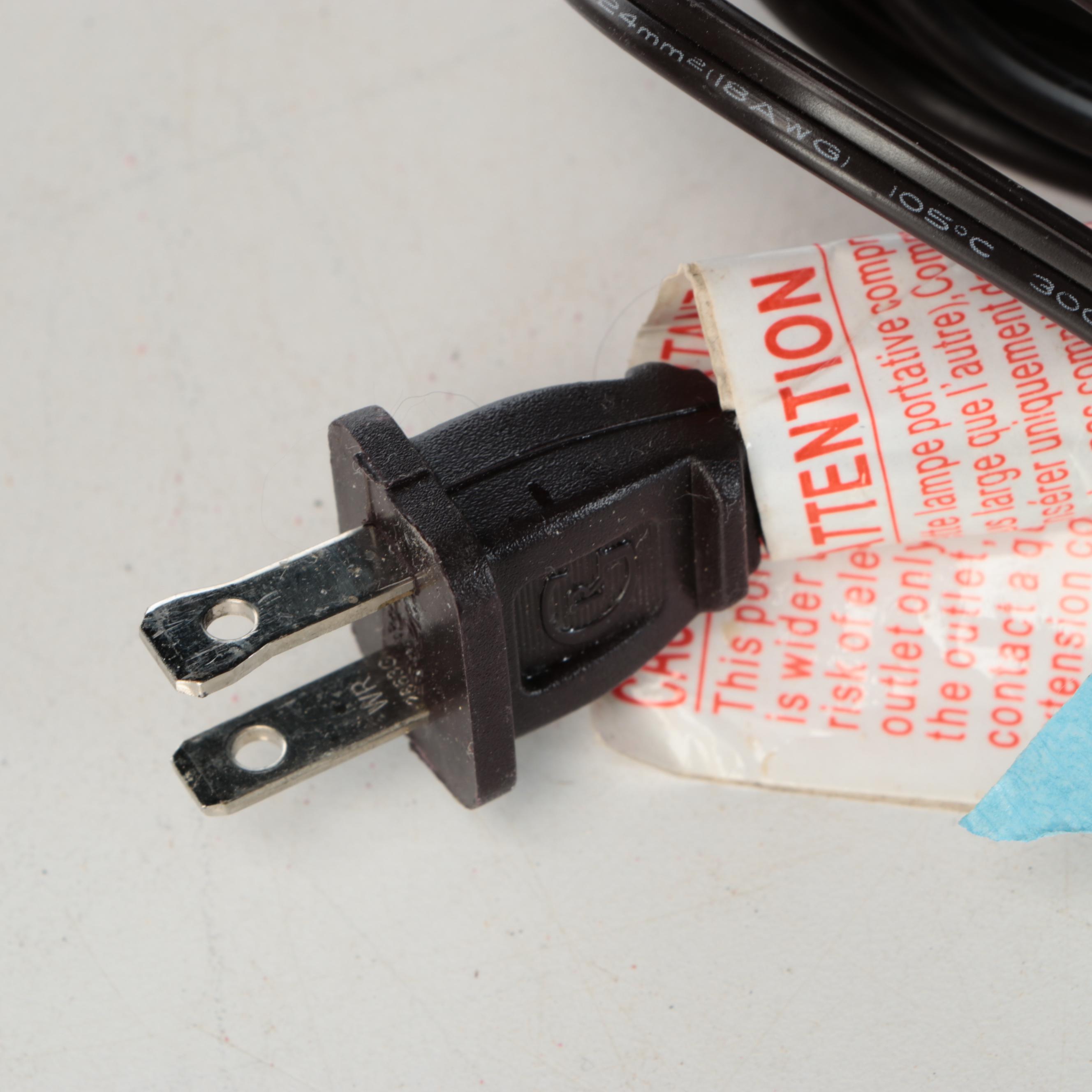 Chinese Tang Style Parcel-Gilt Polychrome Plaster Horse Table Lamp