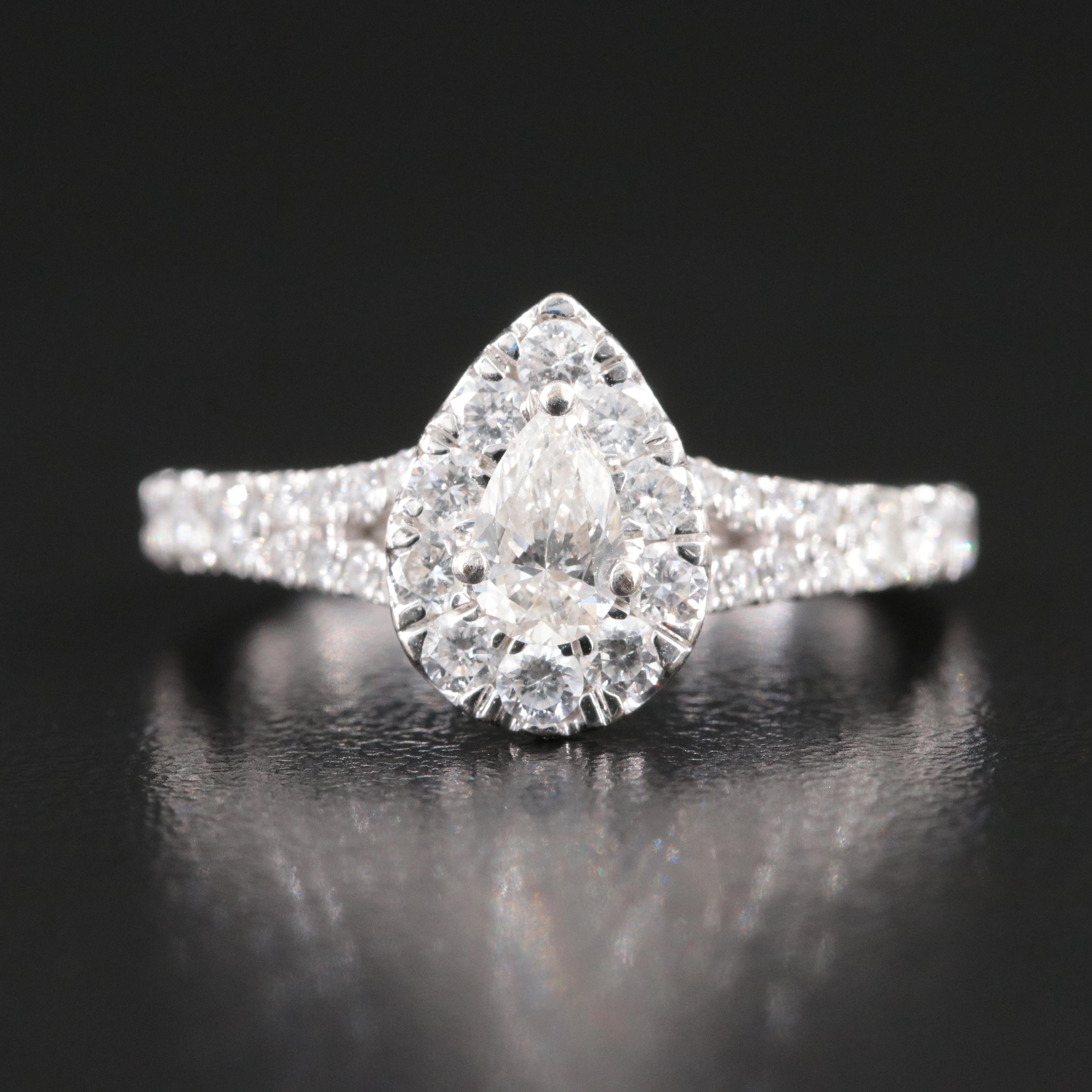14K 1.07 CTW Lab Grown Diamond Ring