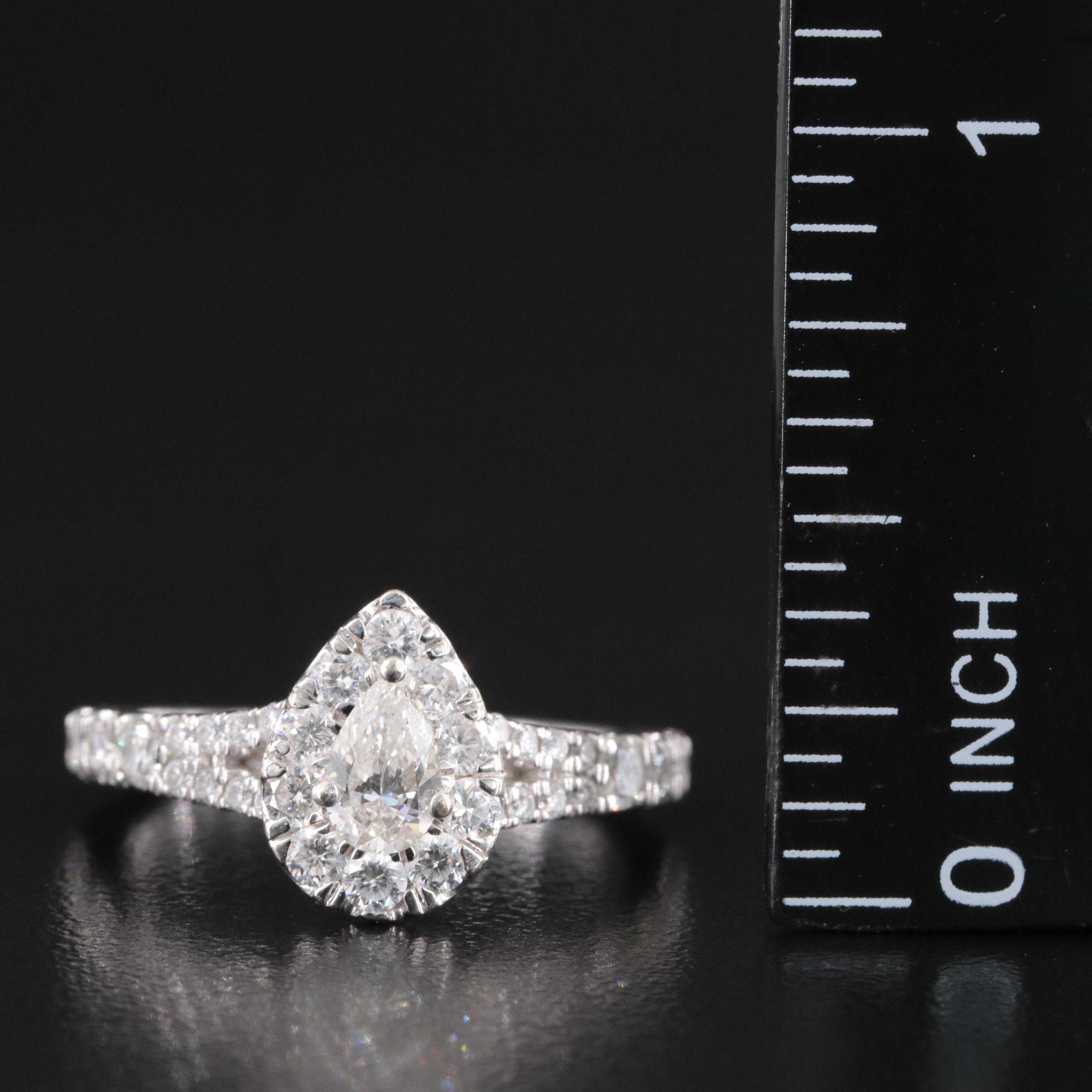 14K 1.07 CTW Lab Grown Diamond Ring