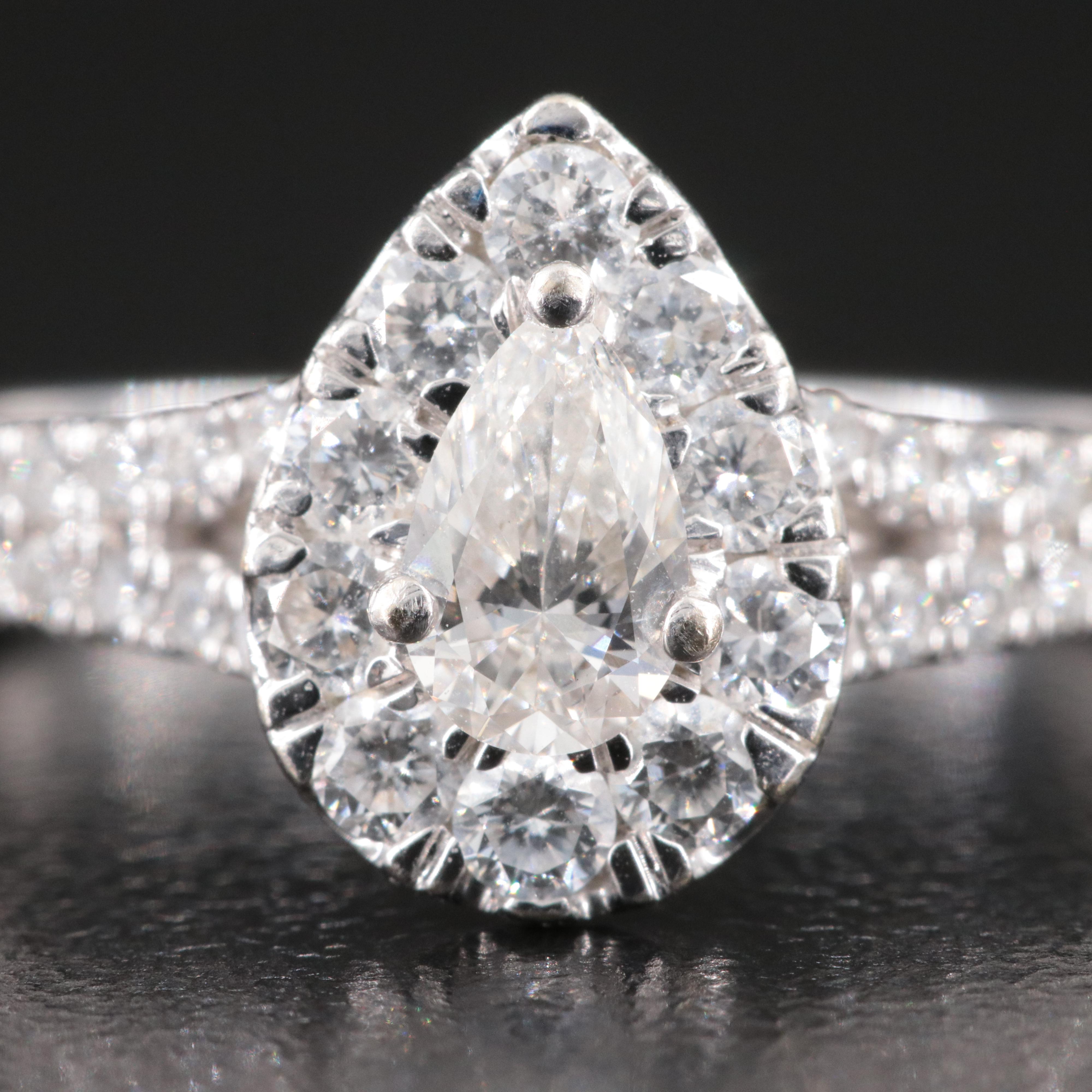 14K 1.07 CTW Lab Grown Diamond Ring