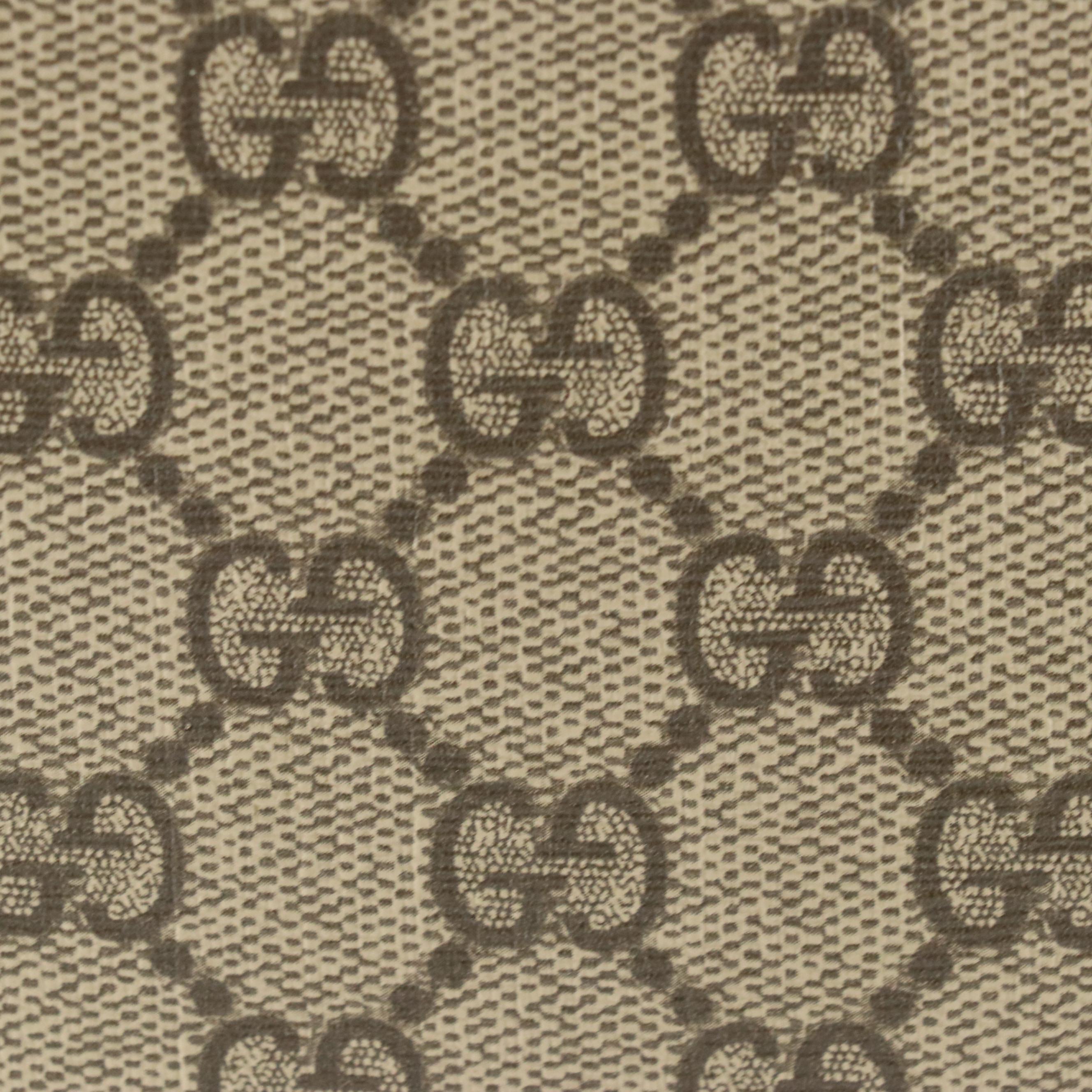 Gucci Small Dionysus Shoulder Bag in GG Supreme Canvas and Red Suede