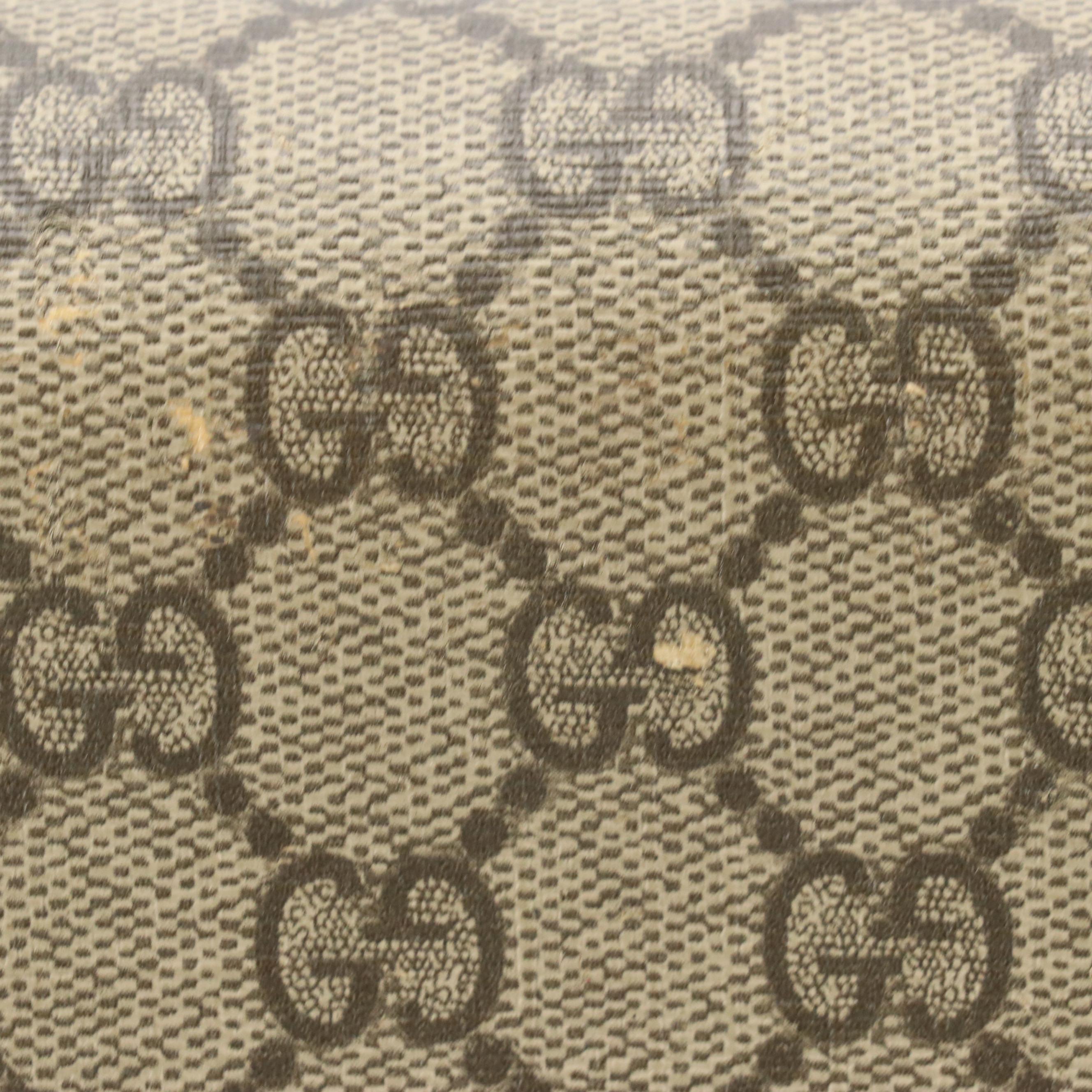 Gucci Small Dionysus Shoulder Bag in GG Supreme Canvas and Red Suede