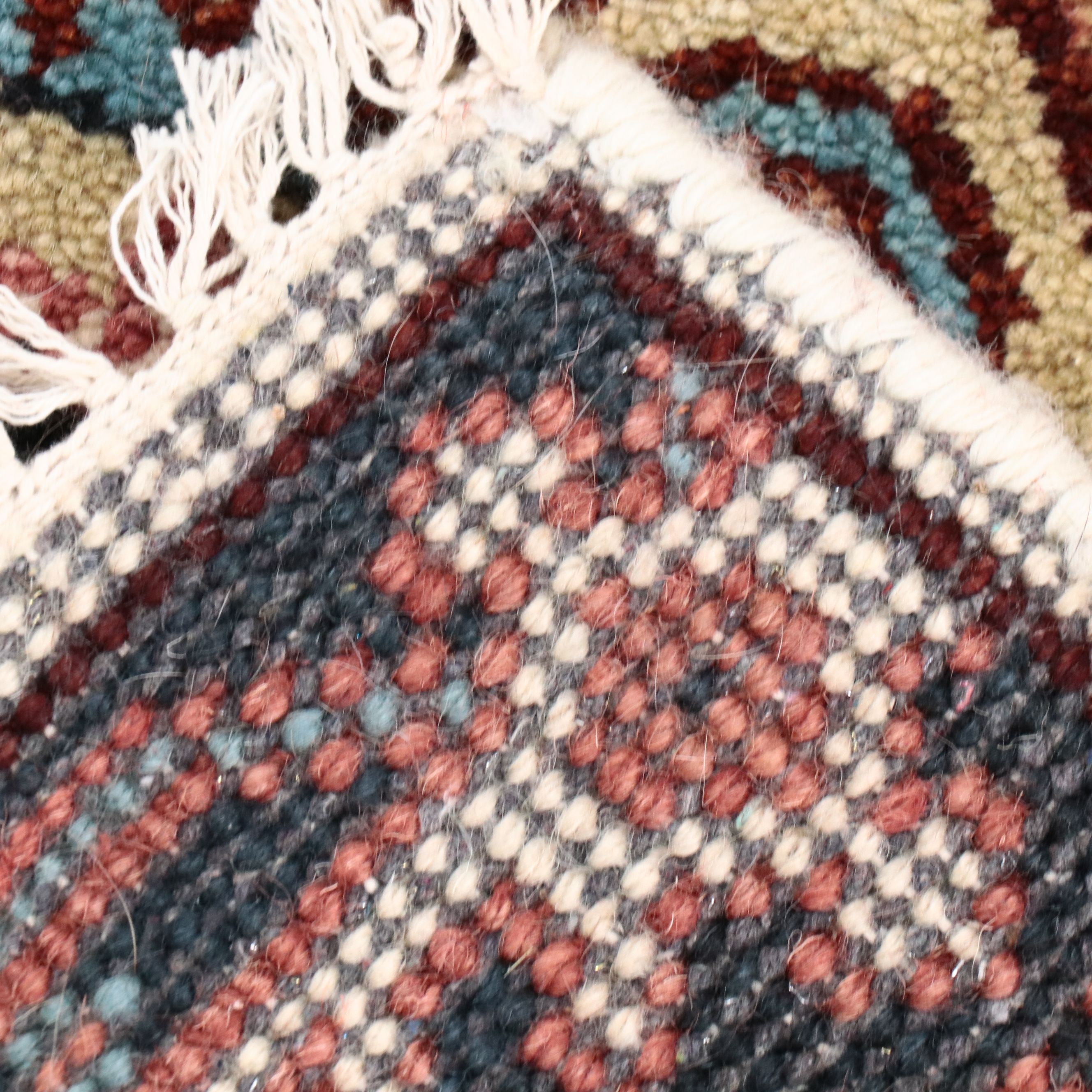 2'6 x 8'3 Hand-Knotted Sino-Persian Serapi Carpet Runner