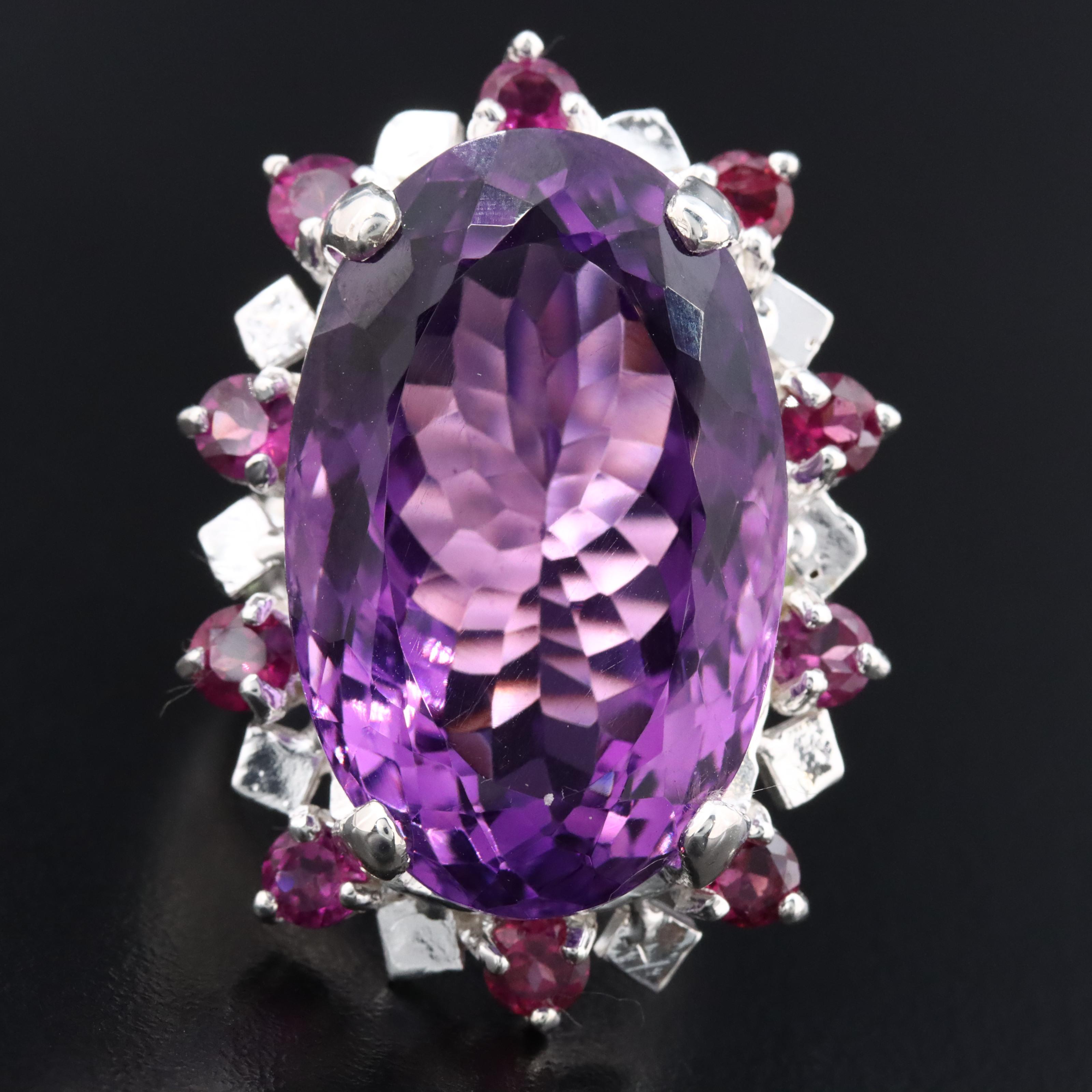 Sterling Amethyst Ring