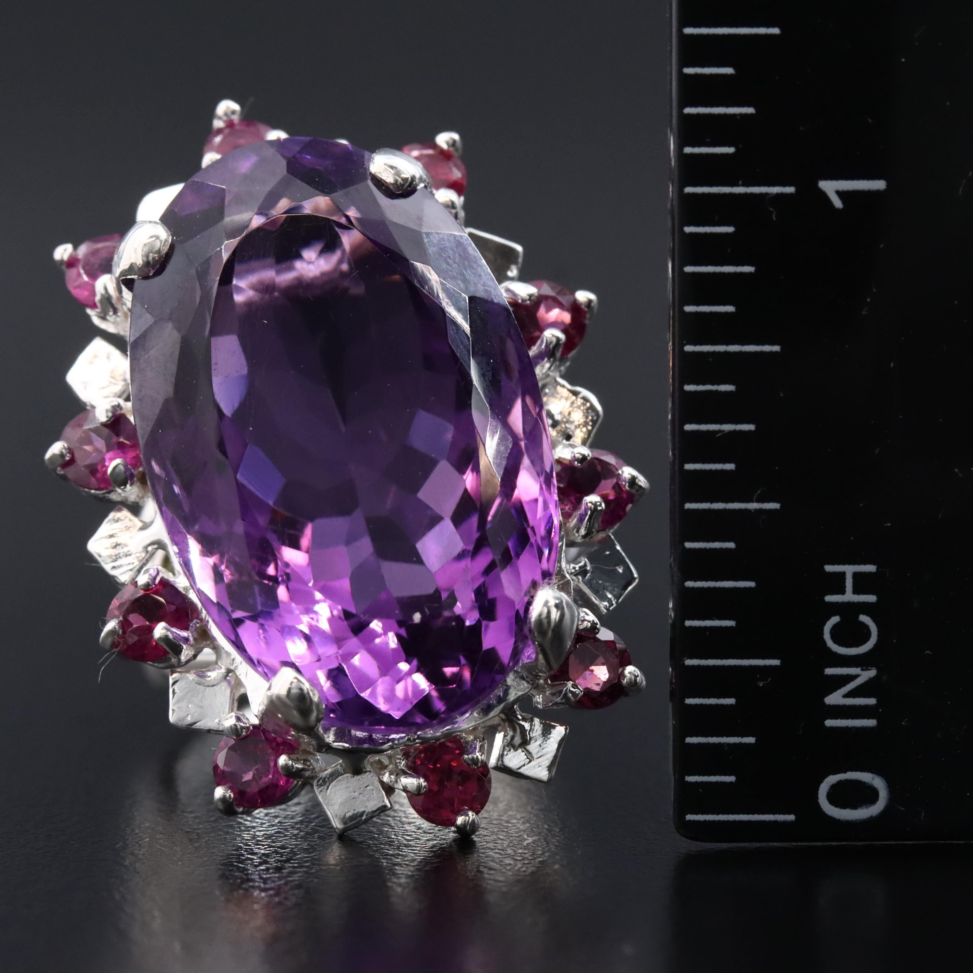 Sterling Amethyst Ring