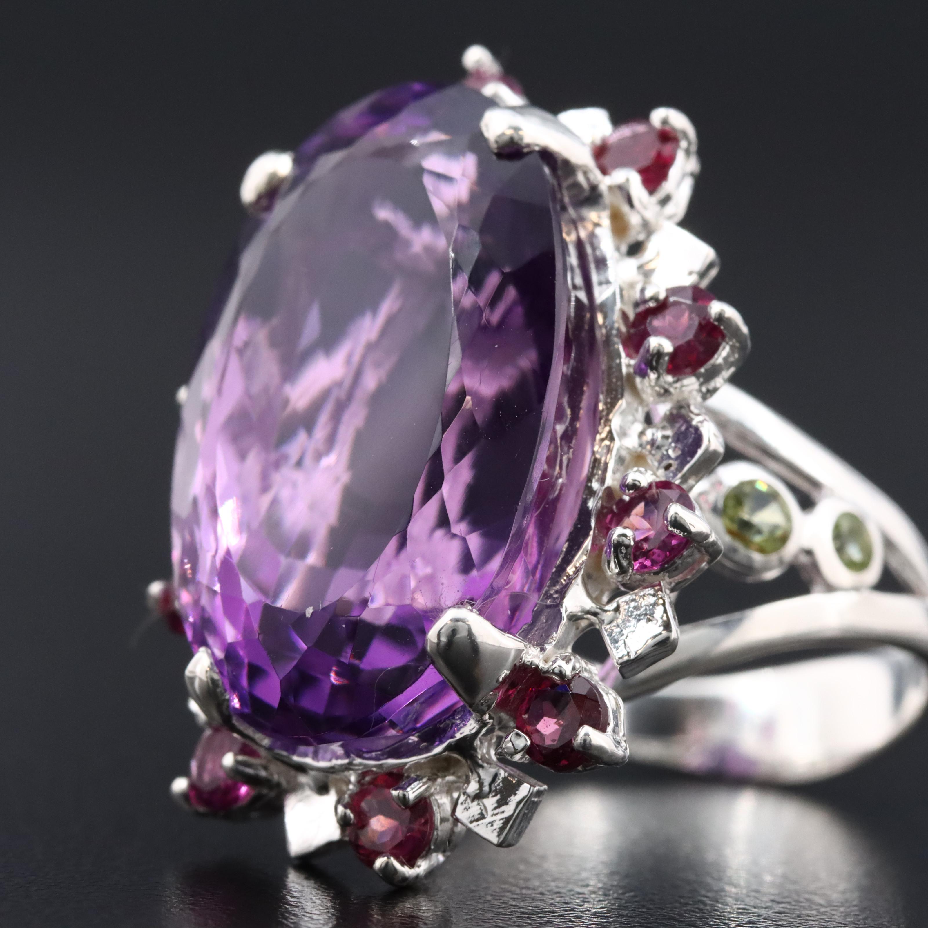 Sterling Amethyst Ring