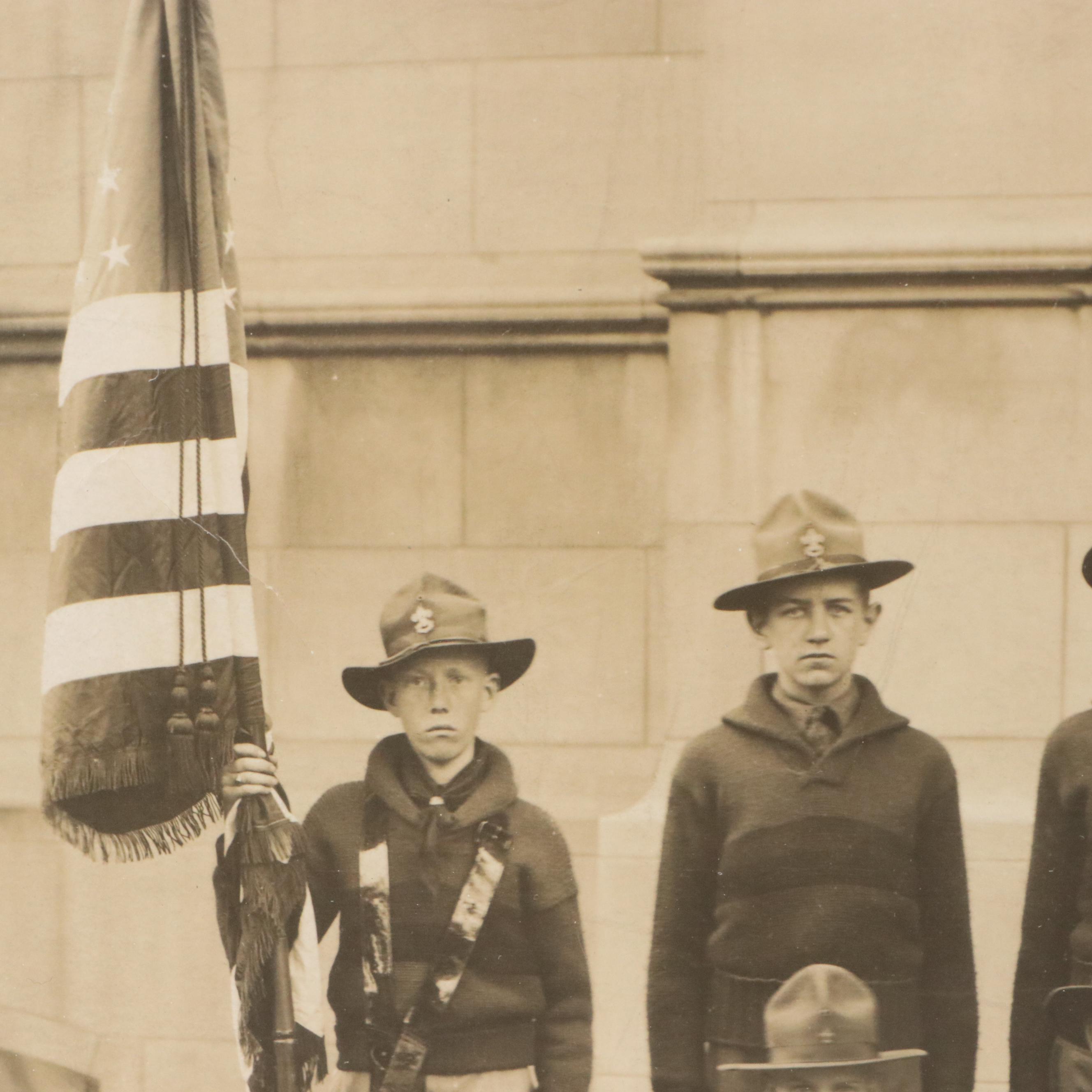 Manning Bros. Photograph of Boy Scouts of America Troop 29, 1920