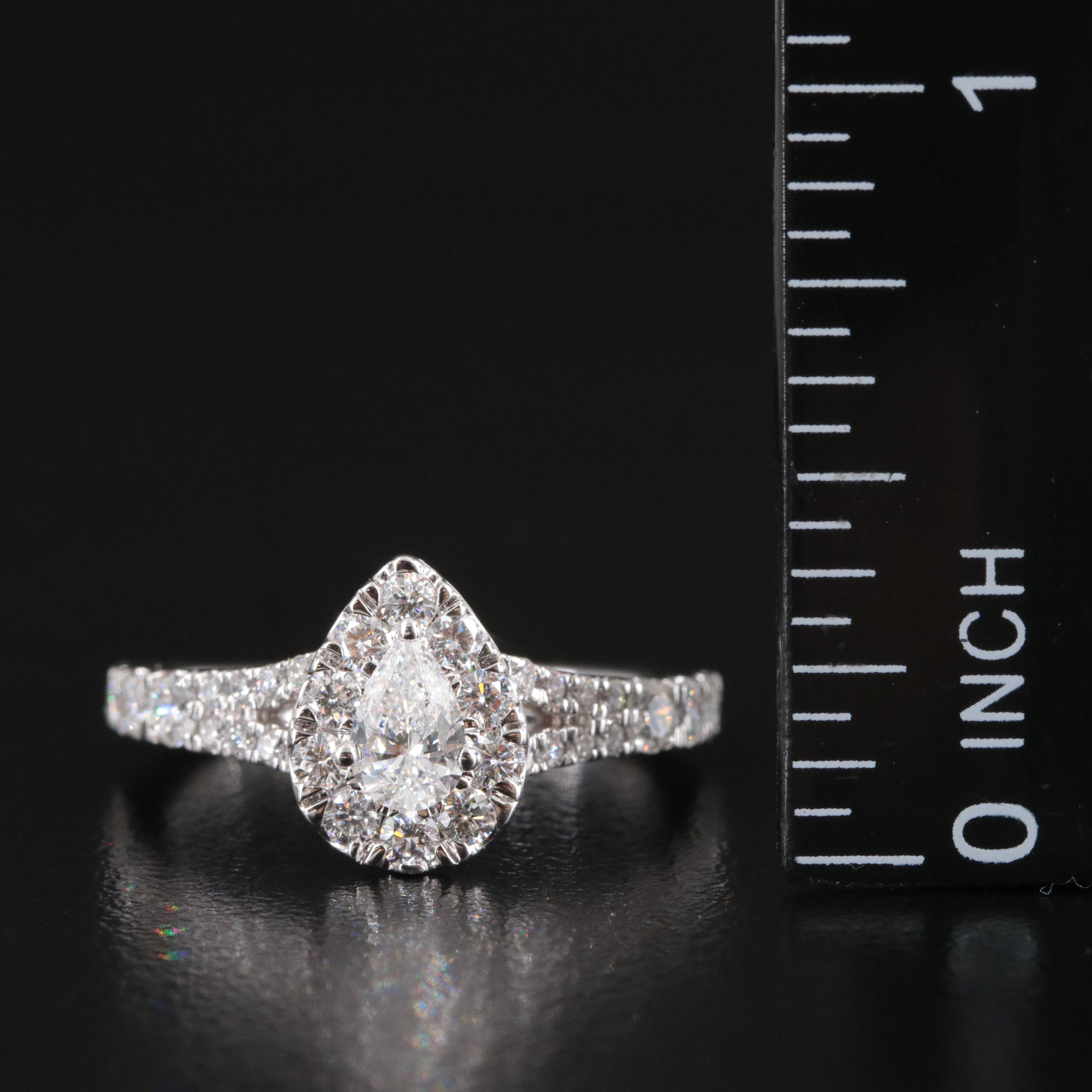 14K 1.08 CTW Lab Grown Diamond Ring